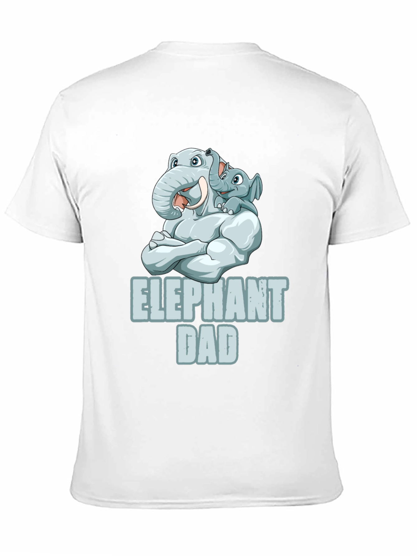Elephant Dad Graphic T-Shirt