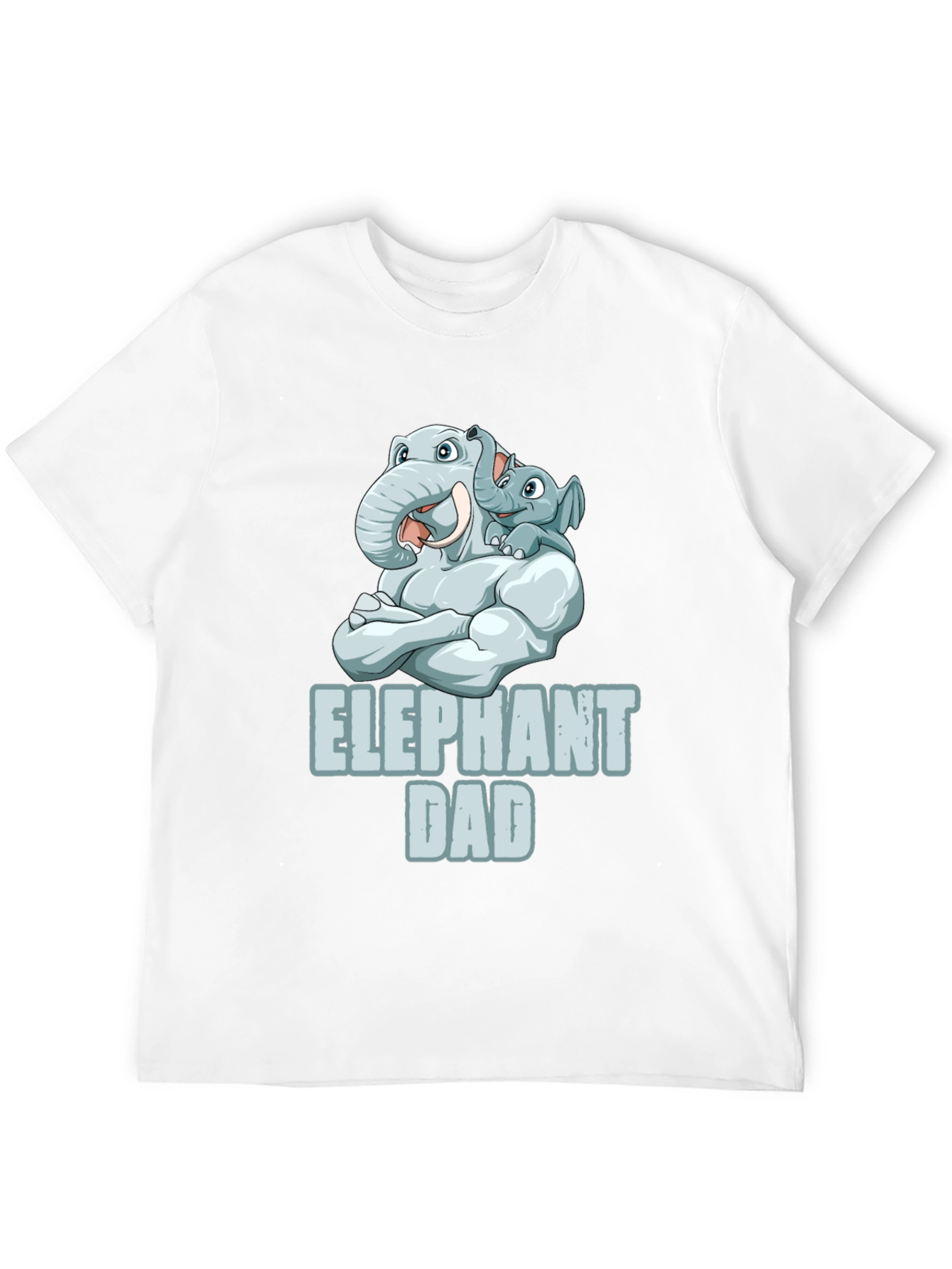 Elephant Dad Graphic T-Shirt
