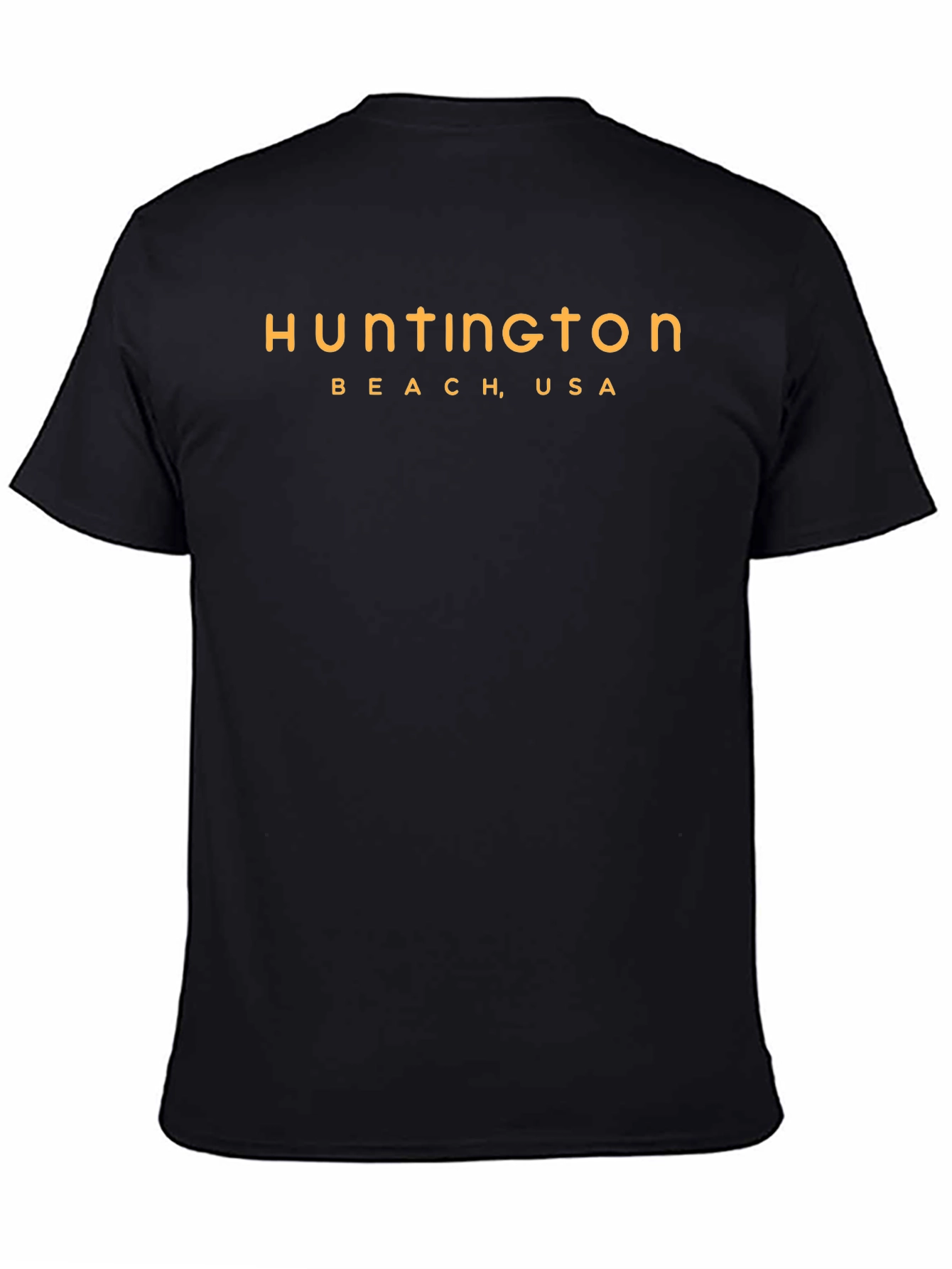 Huntington Beach USA Graphic Tee - Black