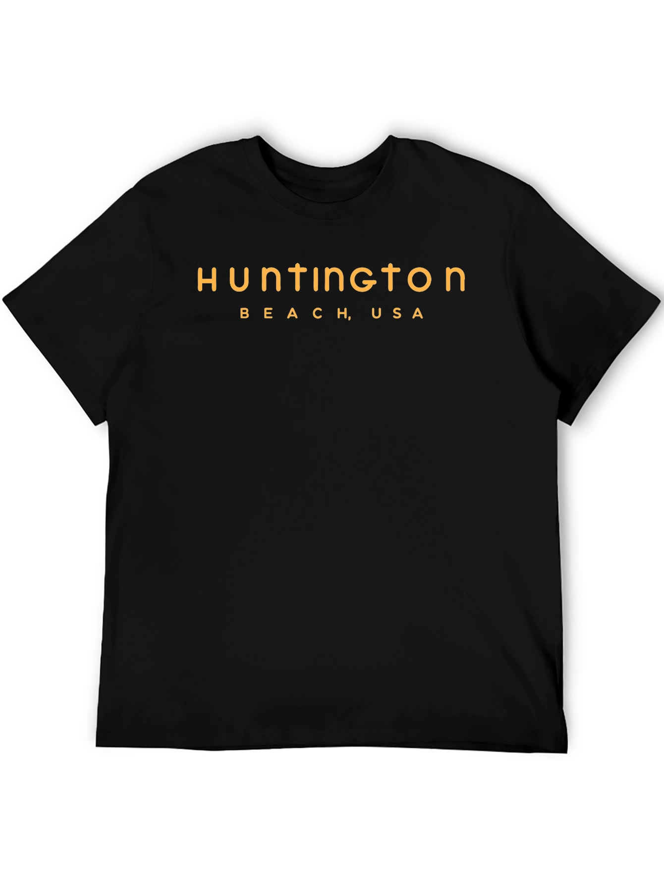 Huntington Beach USA Graphic Tee - Black