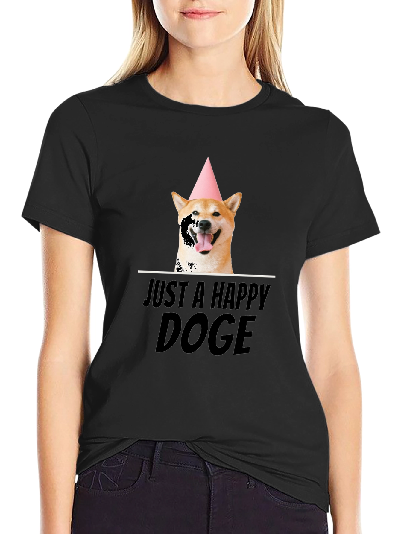 Happy Doge T-Shirt - Shiba Inu Birthday Party Tee
