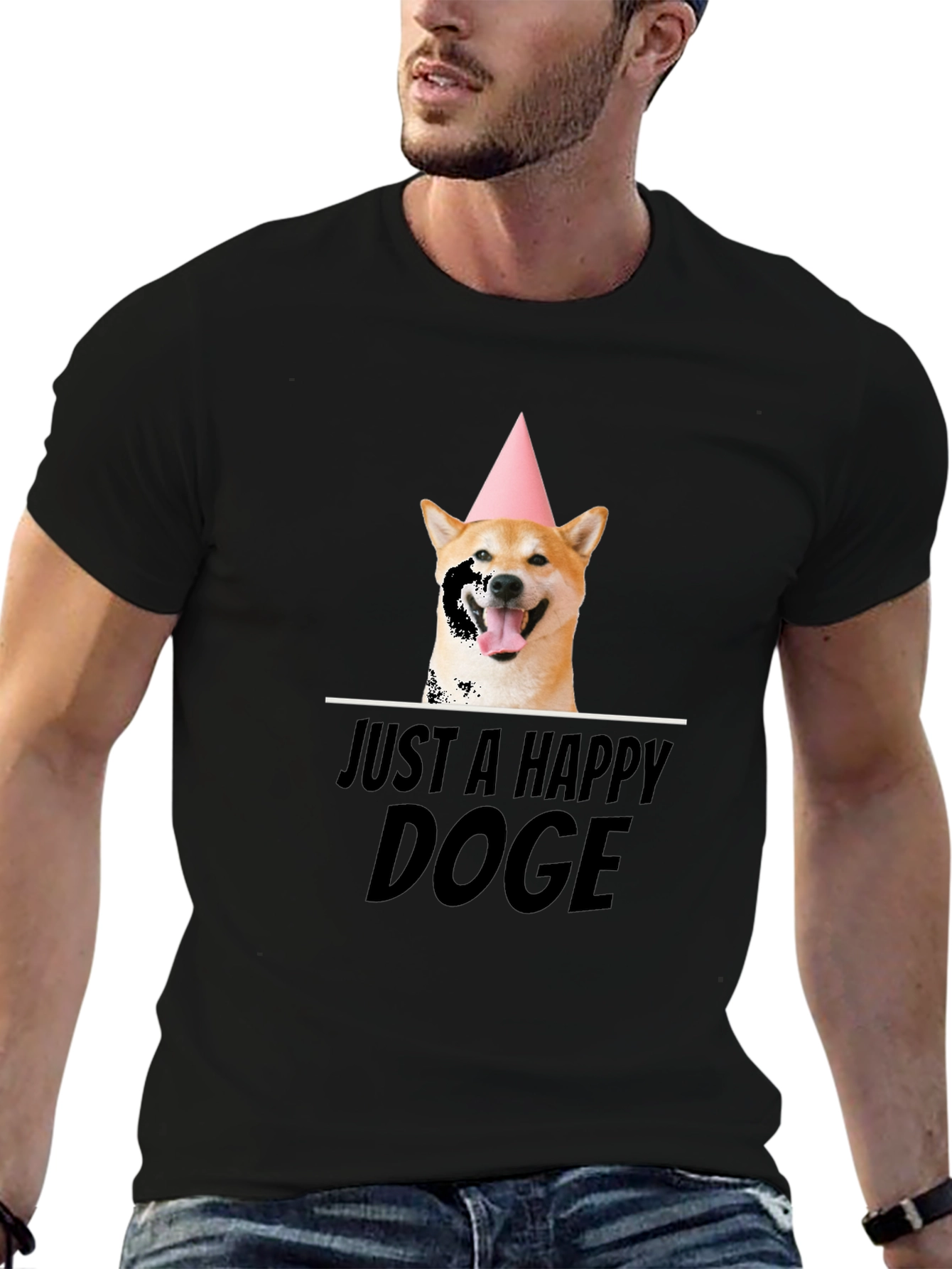 Happy Doge T-Shirt - Shiba Inu Birthday Party Tee