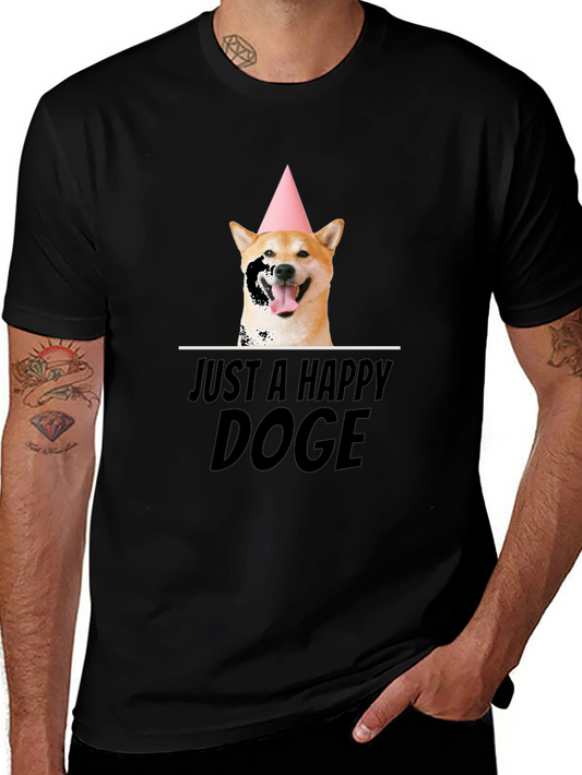 Happy Doge T-Shirt - Shiba Inu Birthday Party Tee