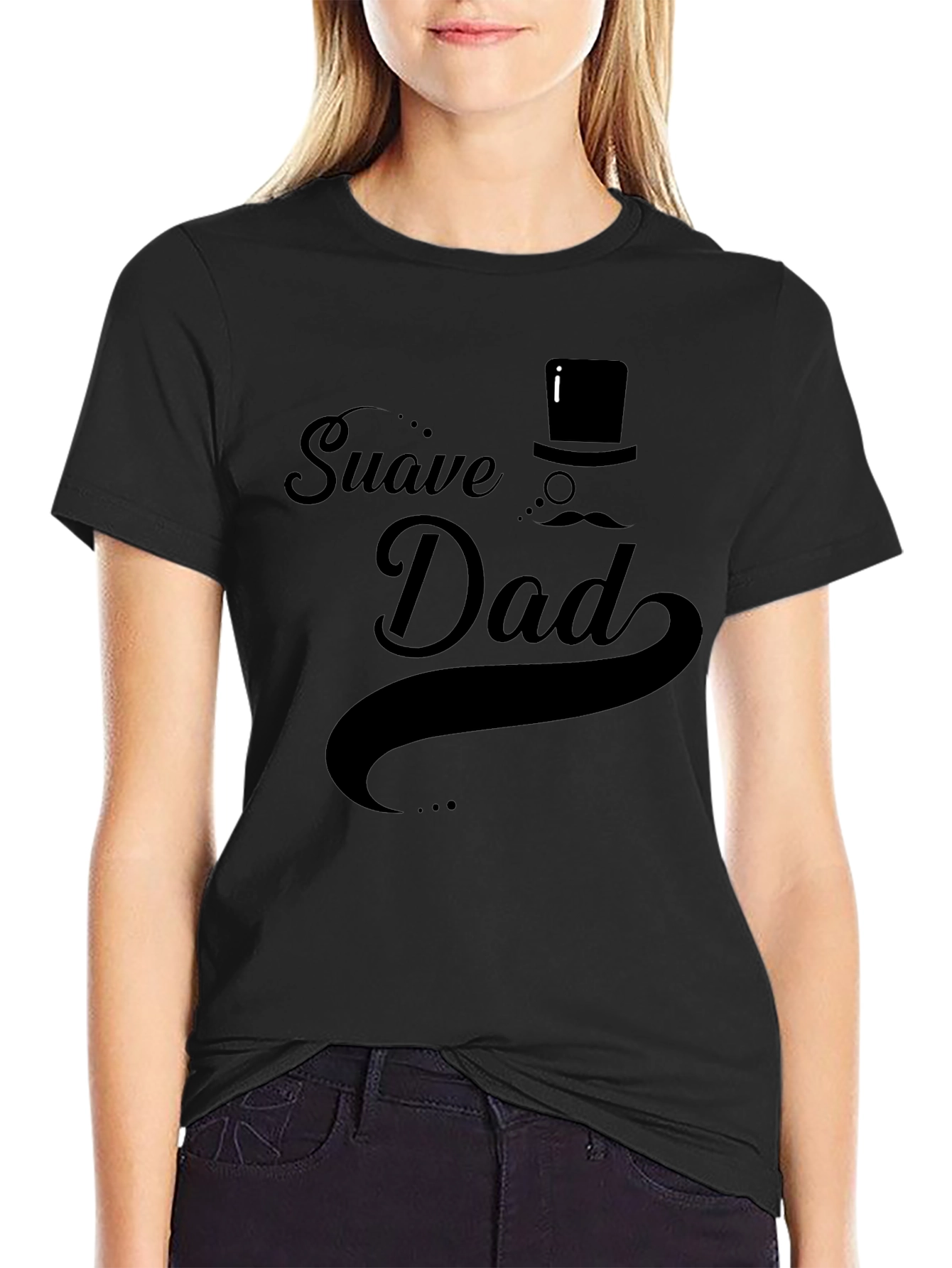 Suave Dad Graphic Tee - Cool Fathers Day Gift