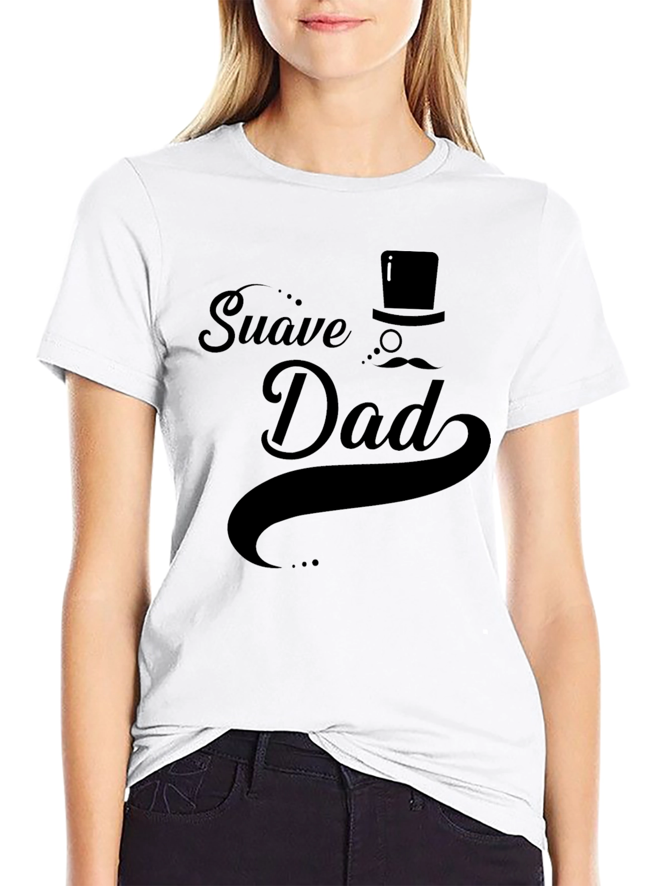 Suave Dad Graphic Tee - Cool Fathers Day Gift