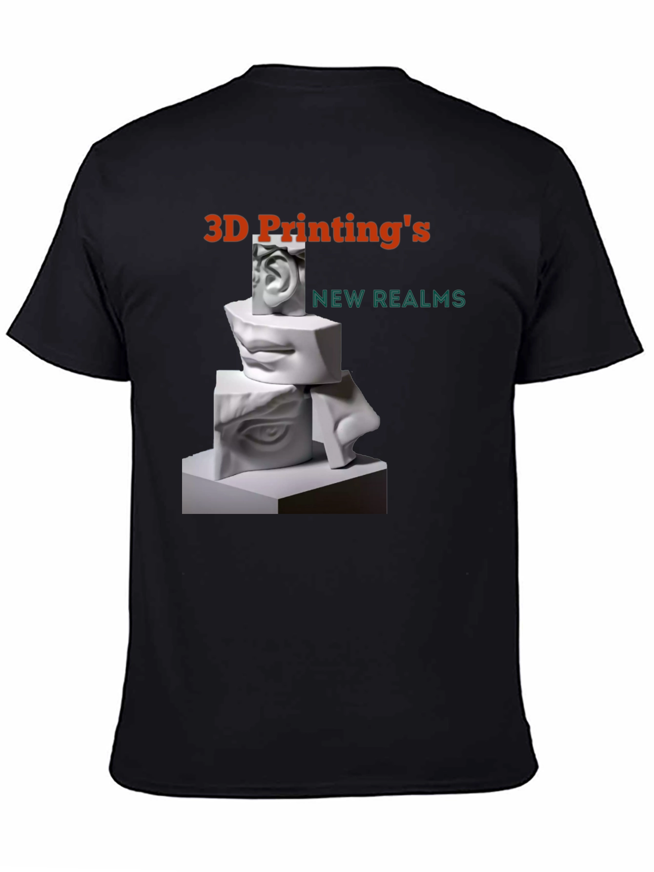 3D Printing Art T-Shirt - Black
