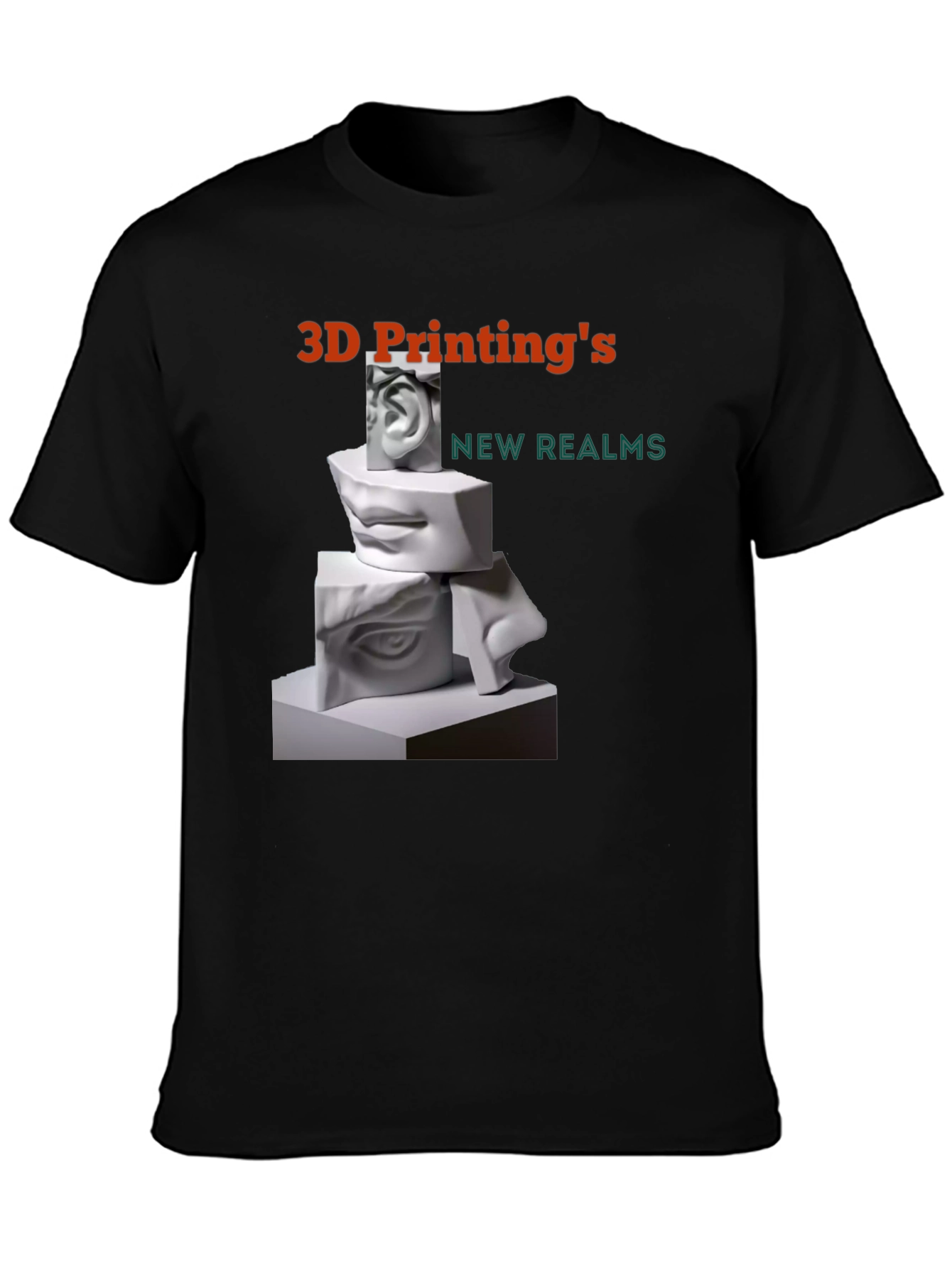 3D Printing Art T-Shirt - Black