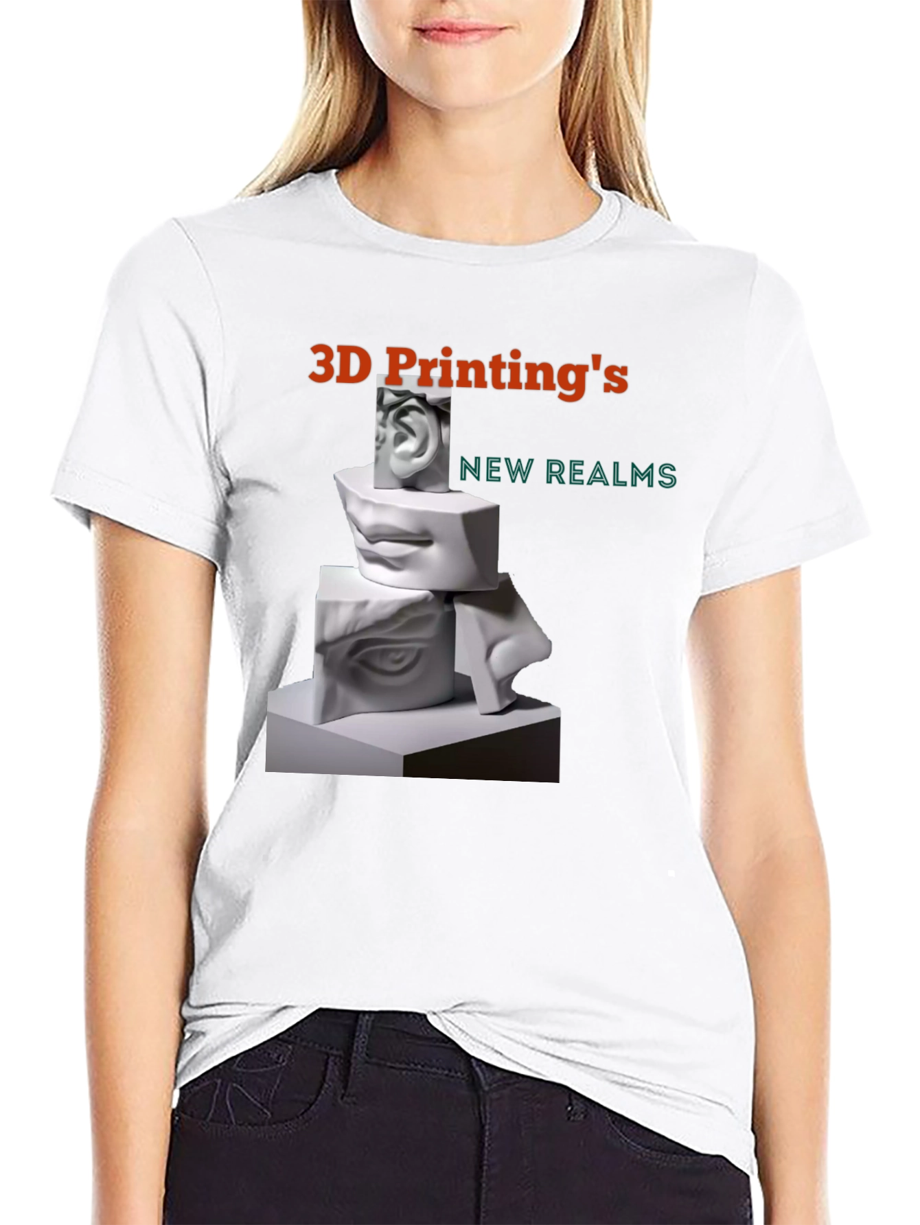 3D Printing Art T-Shirt - Black
