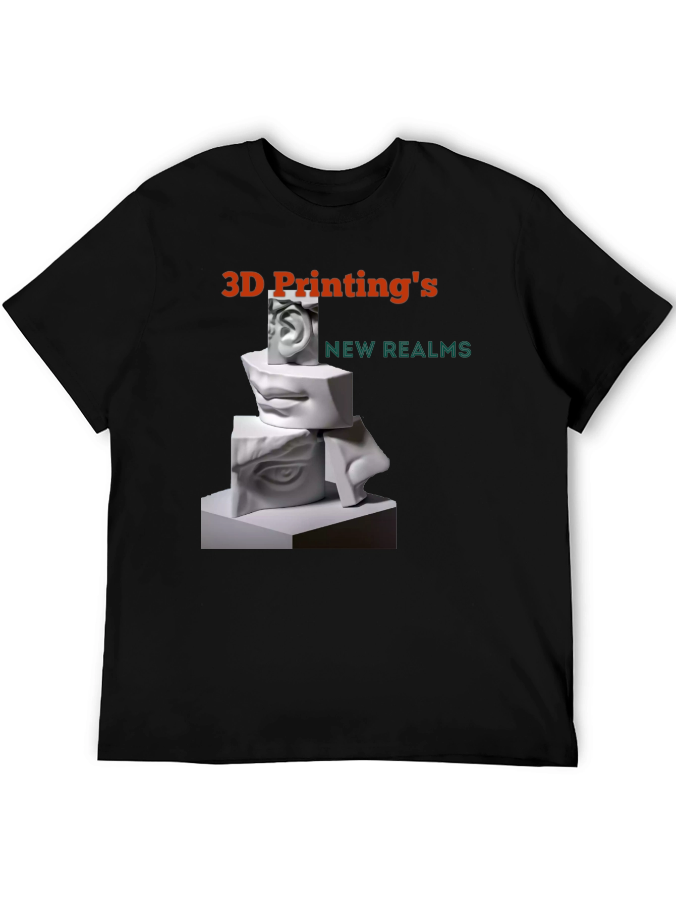 3D Printing Art T-Shirt - Black