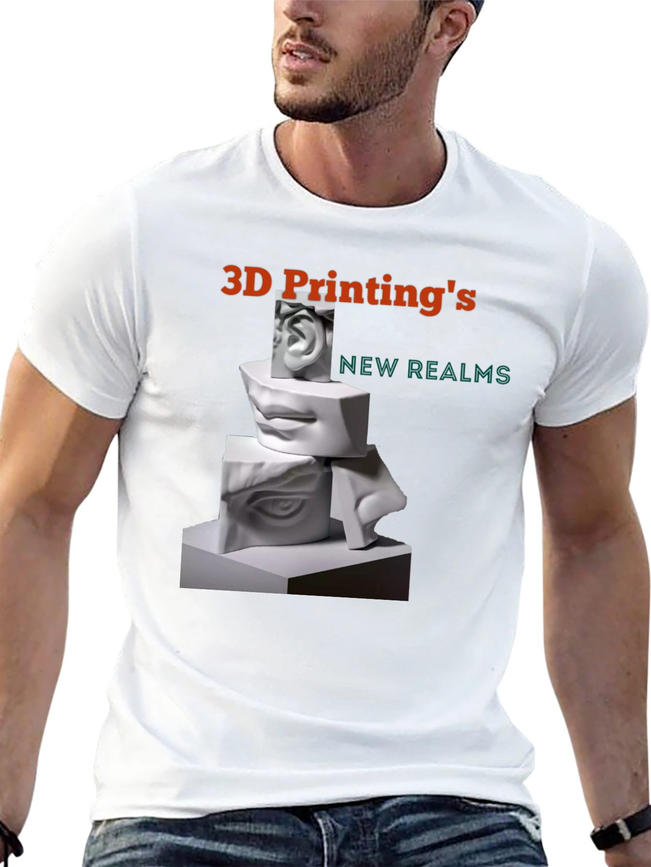 3D Printing Art T-Shirt - Black
