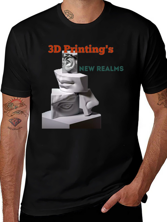 3D Printing Art T-Shirt - Black