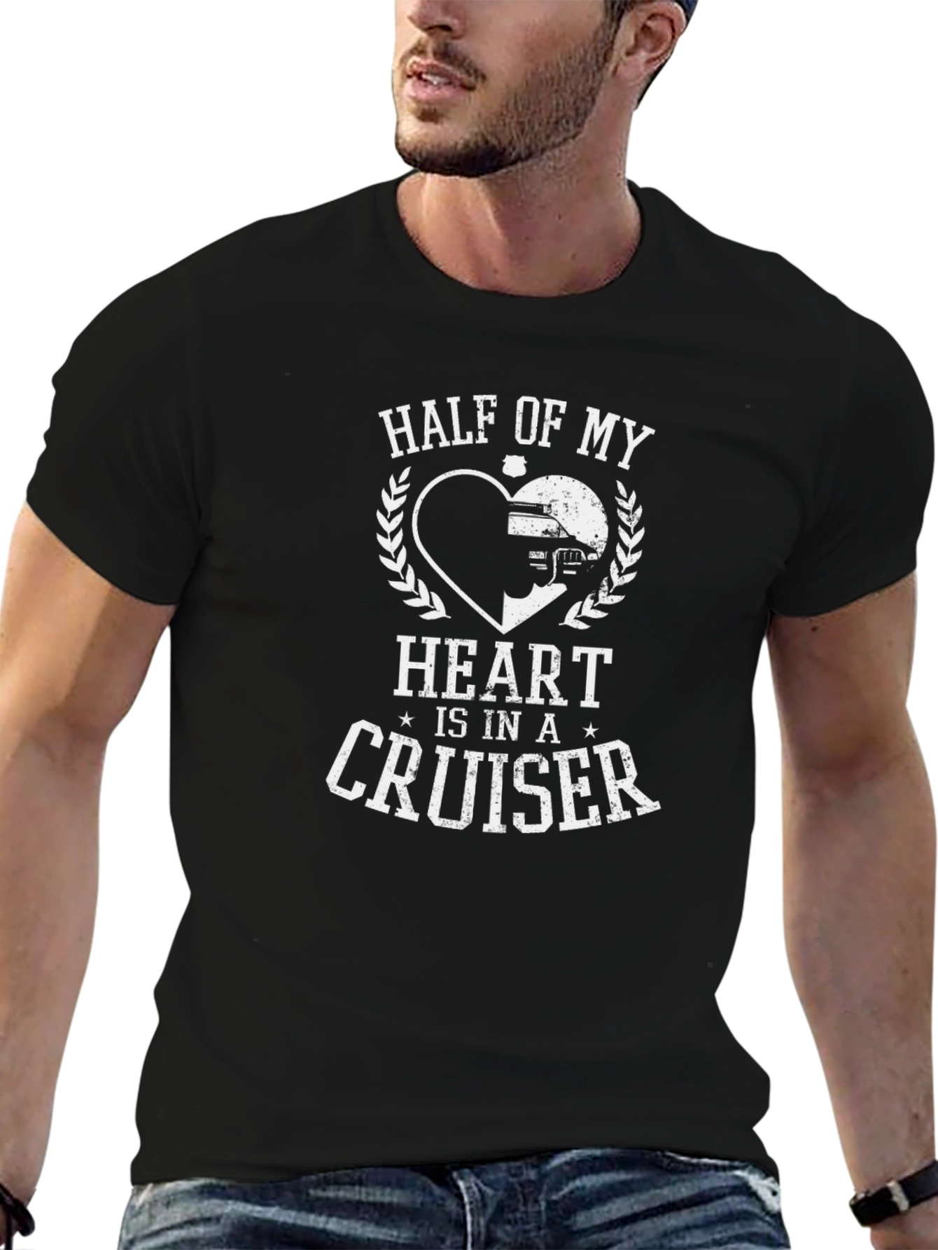 Half My Heart Cruiser Graphic Tee