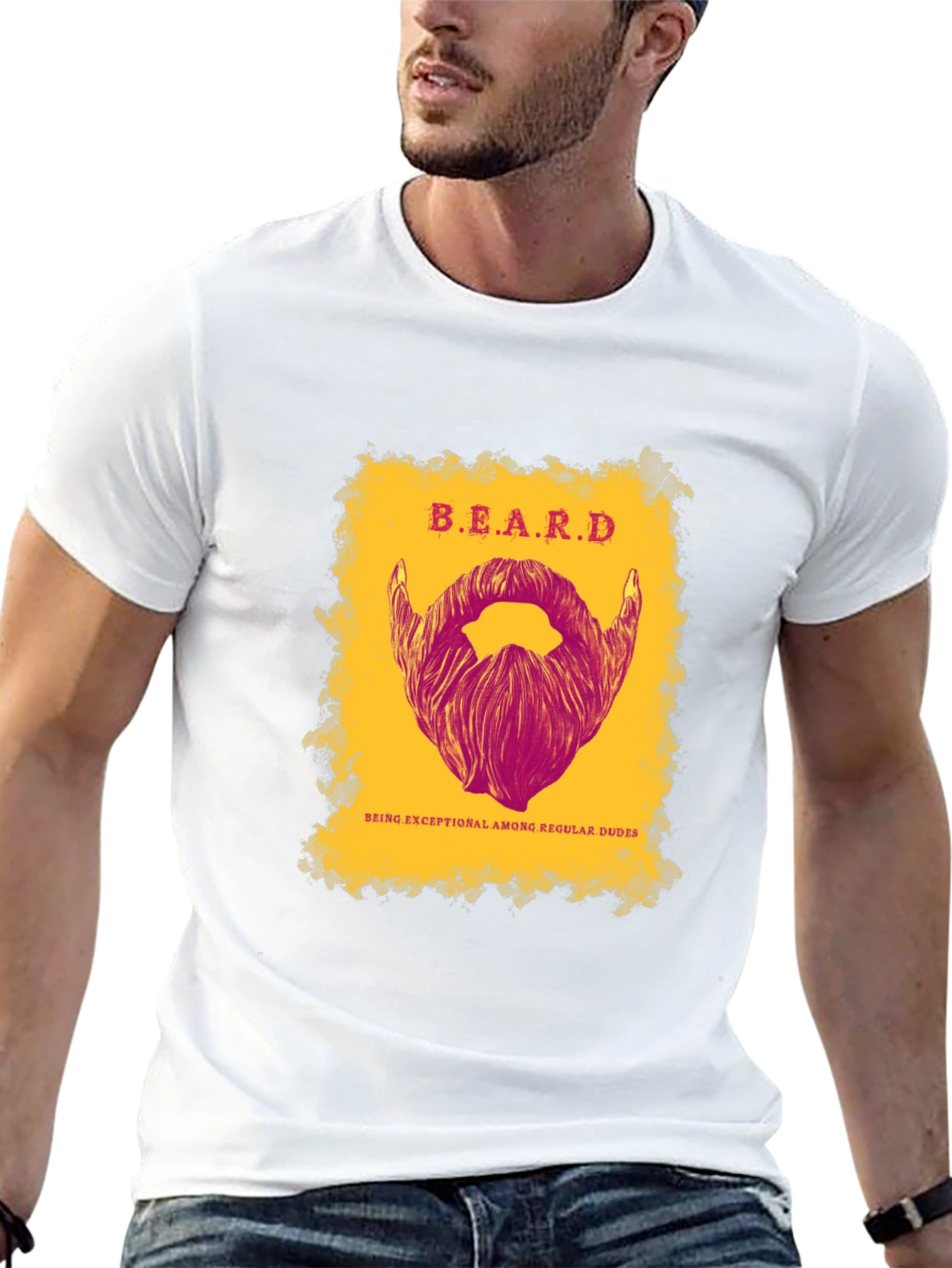 Beard Exceptional Among Regular Dudes Graphic Tee