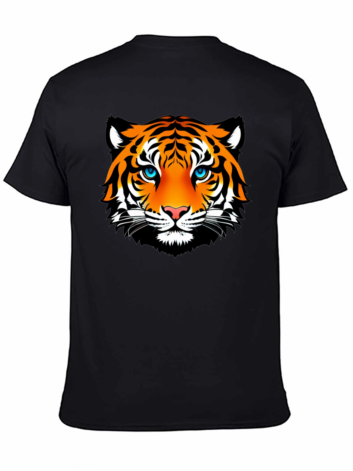 Tiger Graphic Tee - Bold Black T-Shirt