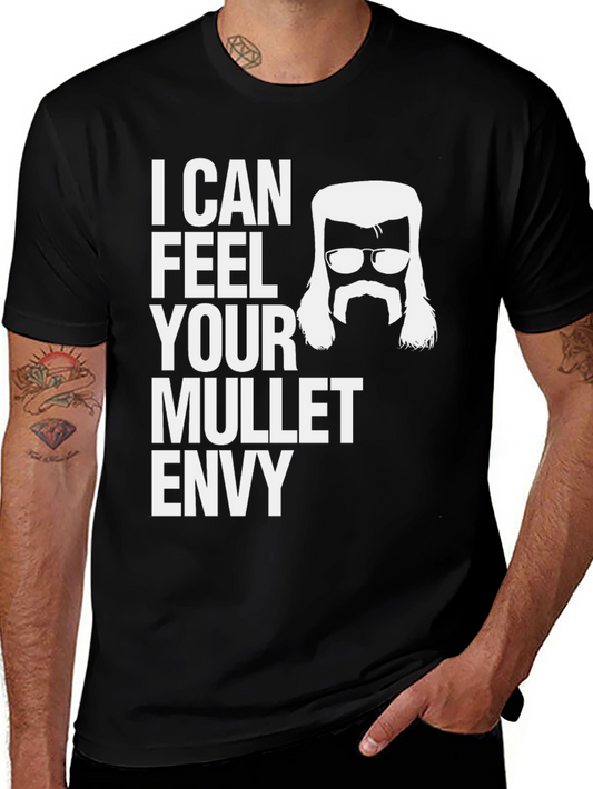 Mullet Envy Tee - Funny Humor Shirt