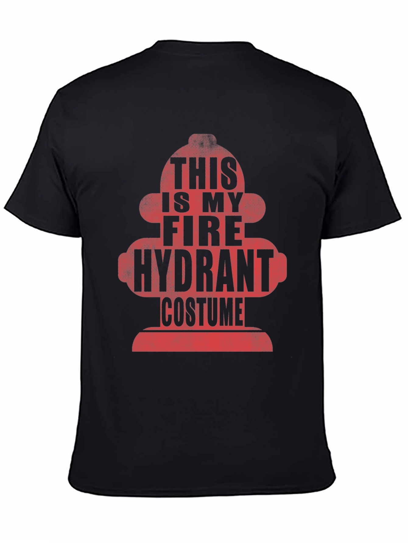 Fire Hydrant Costume T-Shirt - Funny Halloween Tee