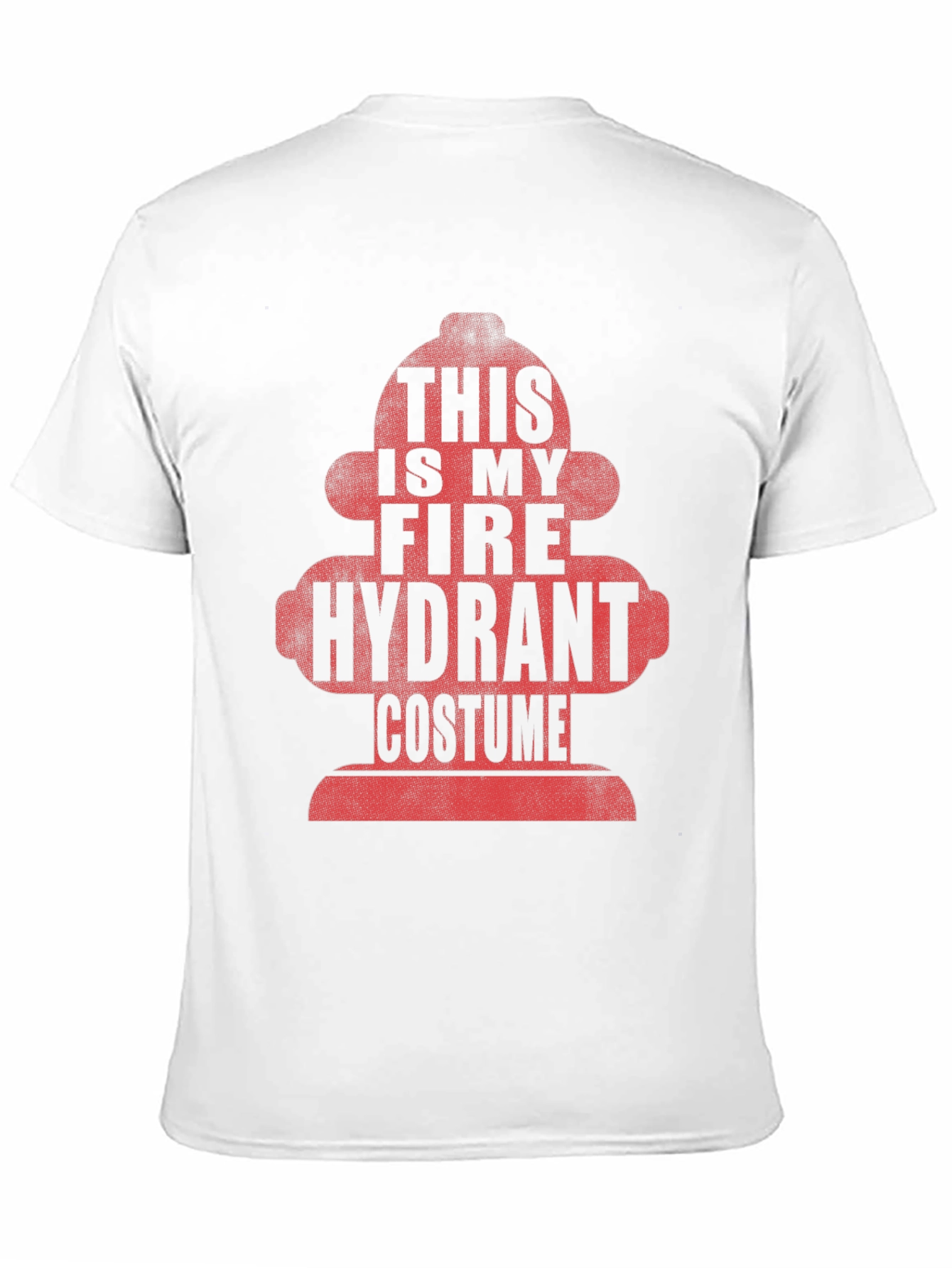 Fire Hydrant Costume T-Shirt - Funny Halloween Tee
