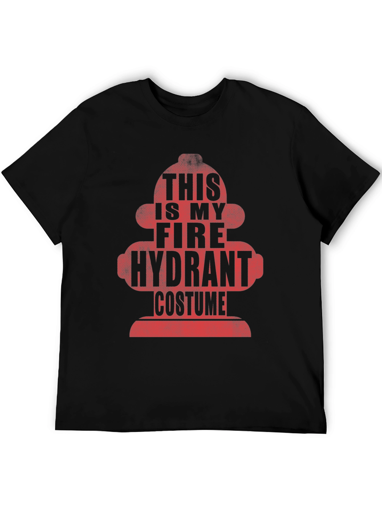 Fire Hydrant Costume T-Shirt - Funny Halloween Tee