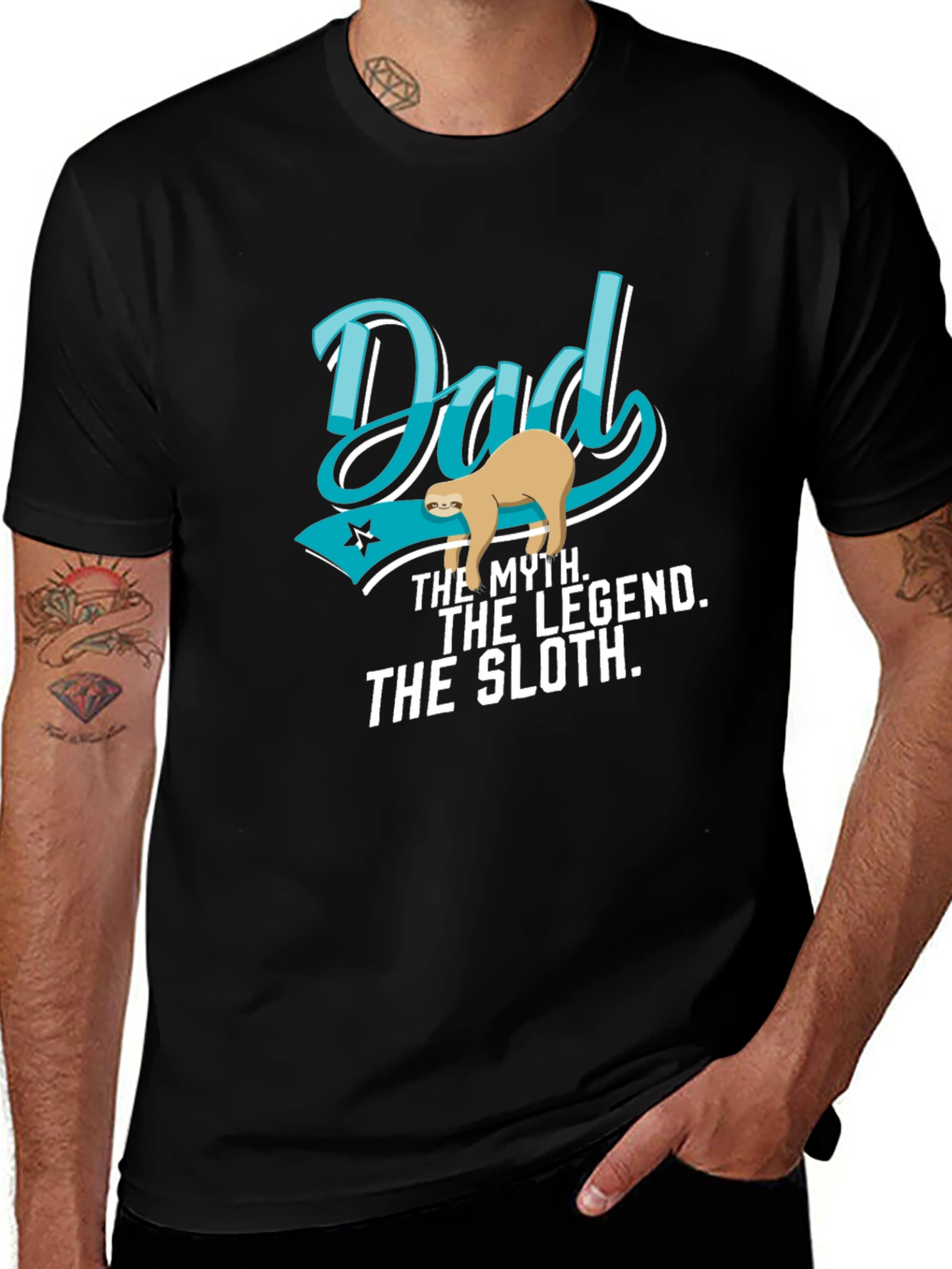 Dad The Myth The Legend The Sloth T-Shirt