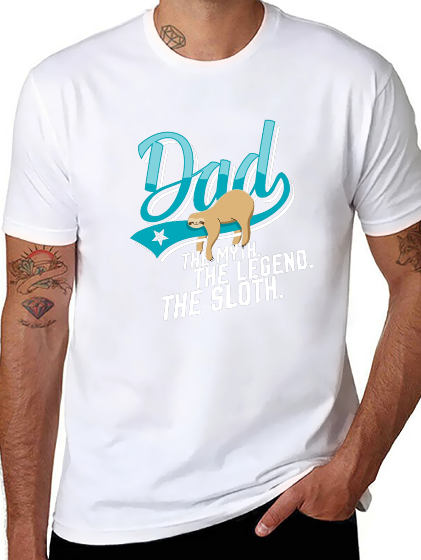 Dad The Myth The Legend The Sloth T-Shirt