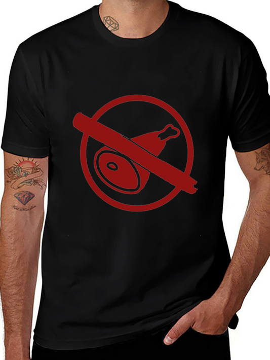 No Meat T-Shirt - Bold Vegetarian Style