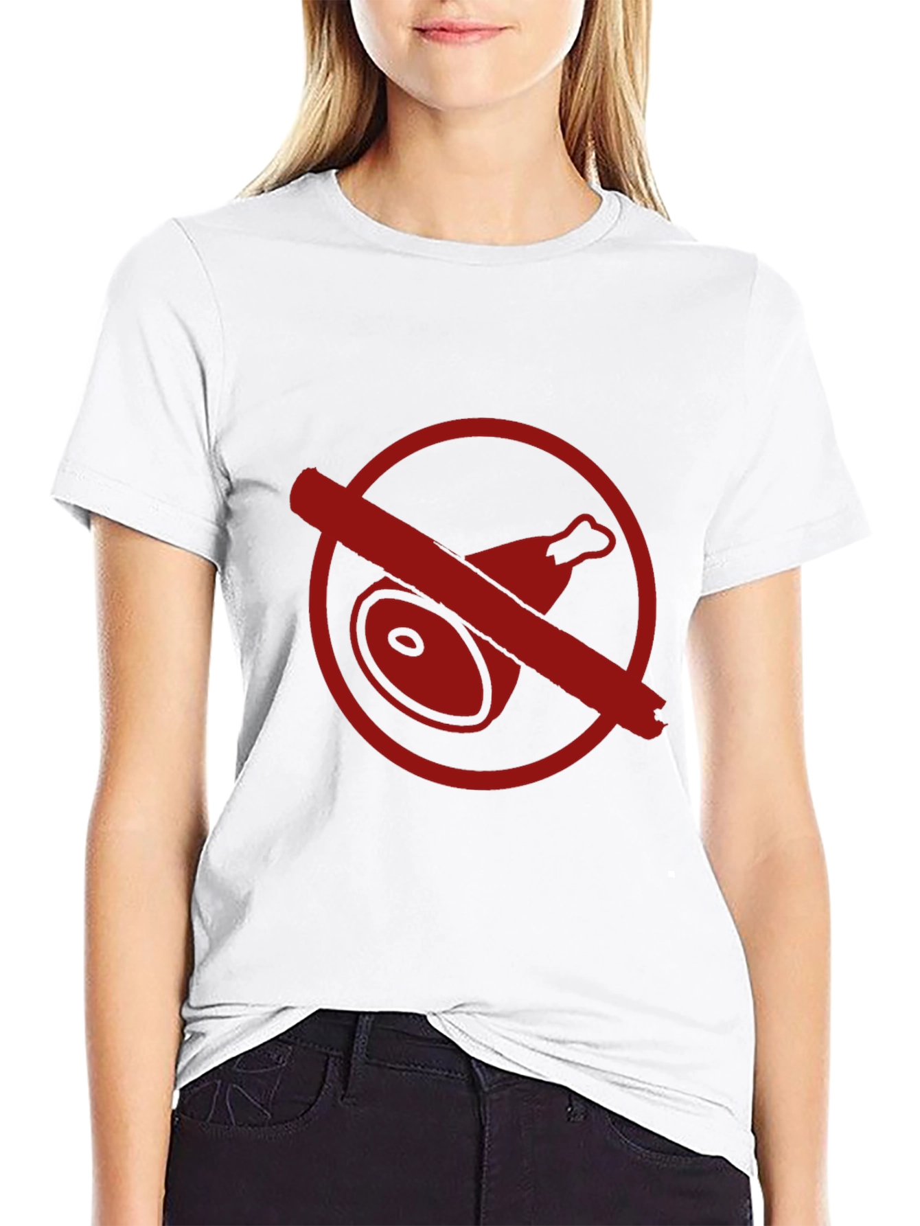 No Meat T-Shirt - Bold Vegetarian Style