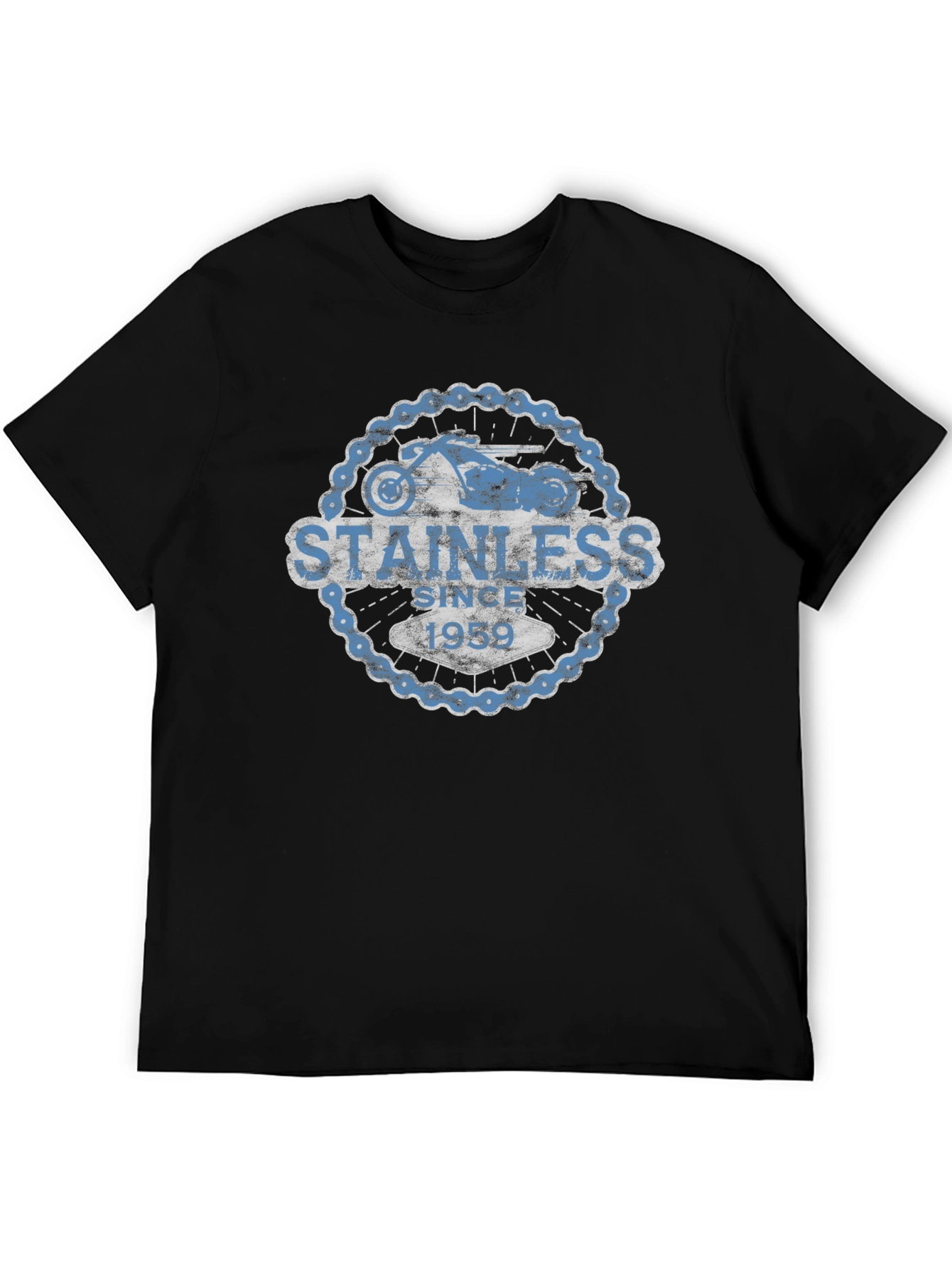 Stainless Since 1959 Black T-Shirt