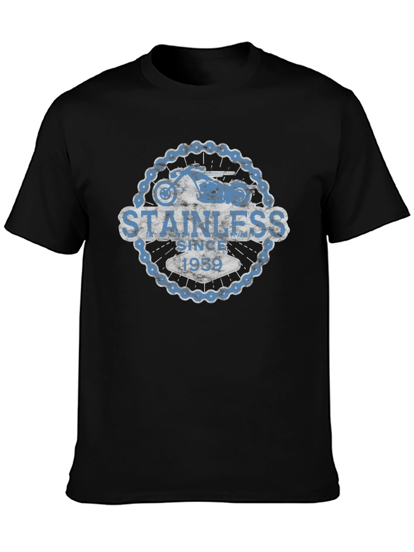Stainless Since 1959 Black T-Shirt
