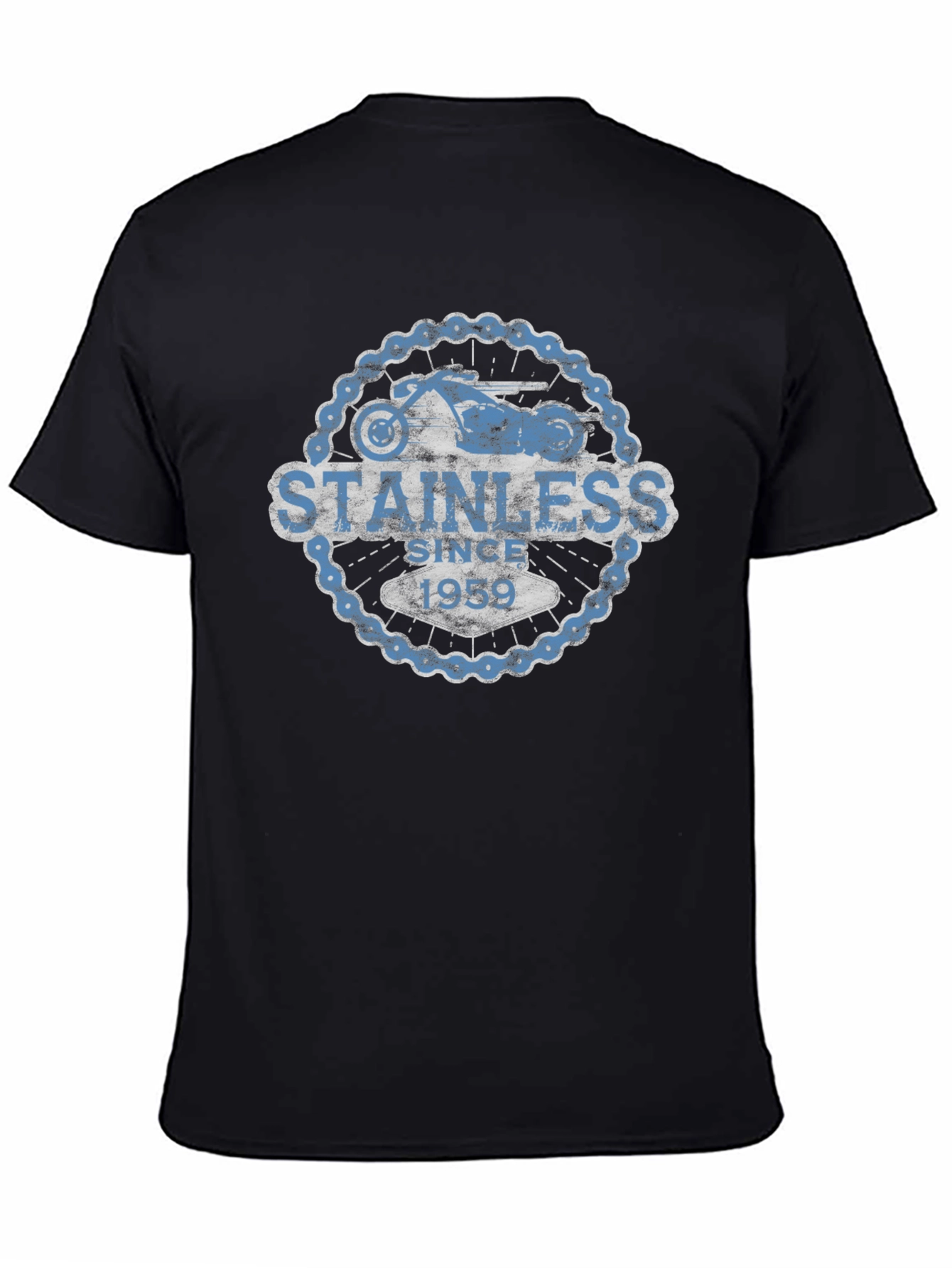 Stainless Since 1959 Black T-Shirt