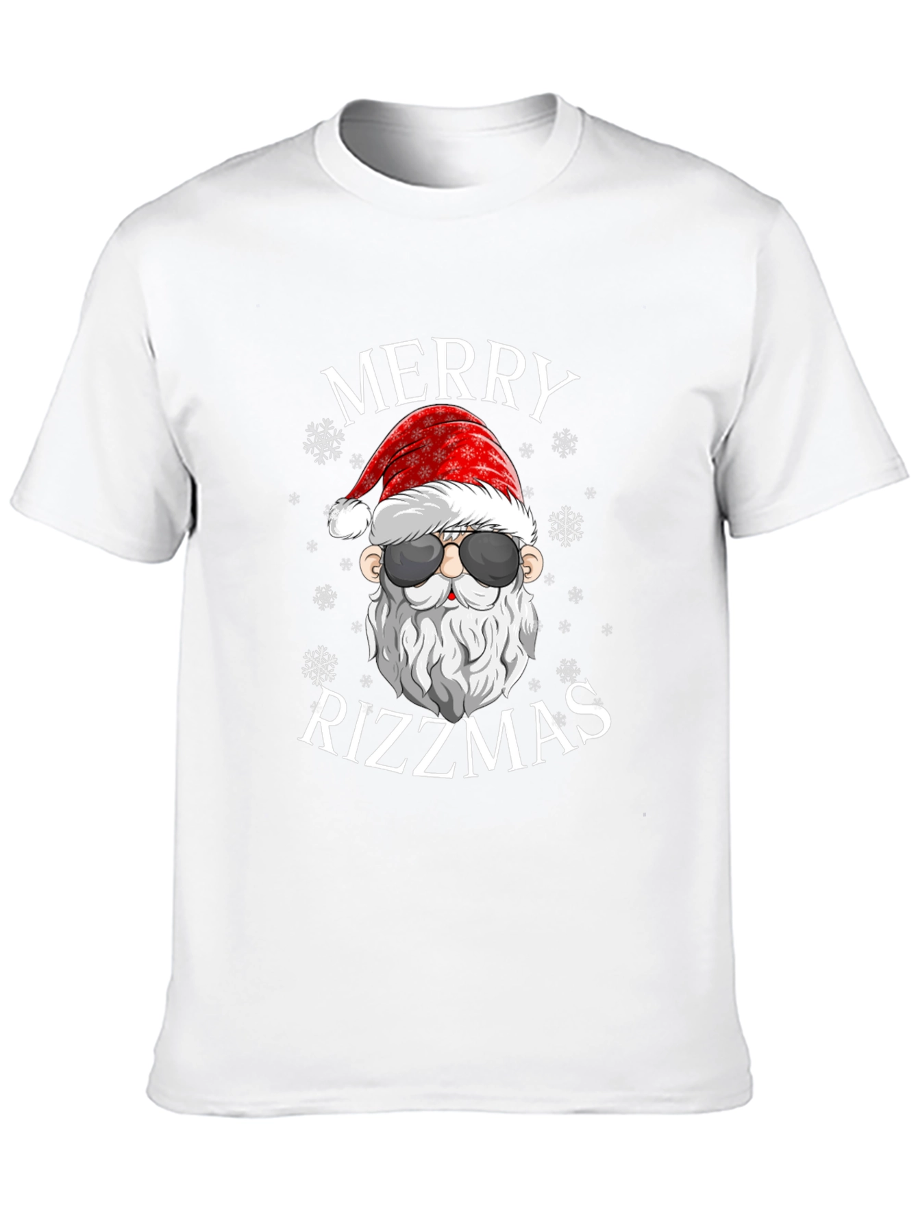Merry Rizzmas Santa Graphic T-Shirt