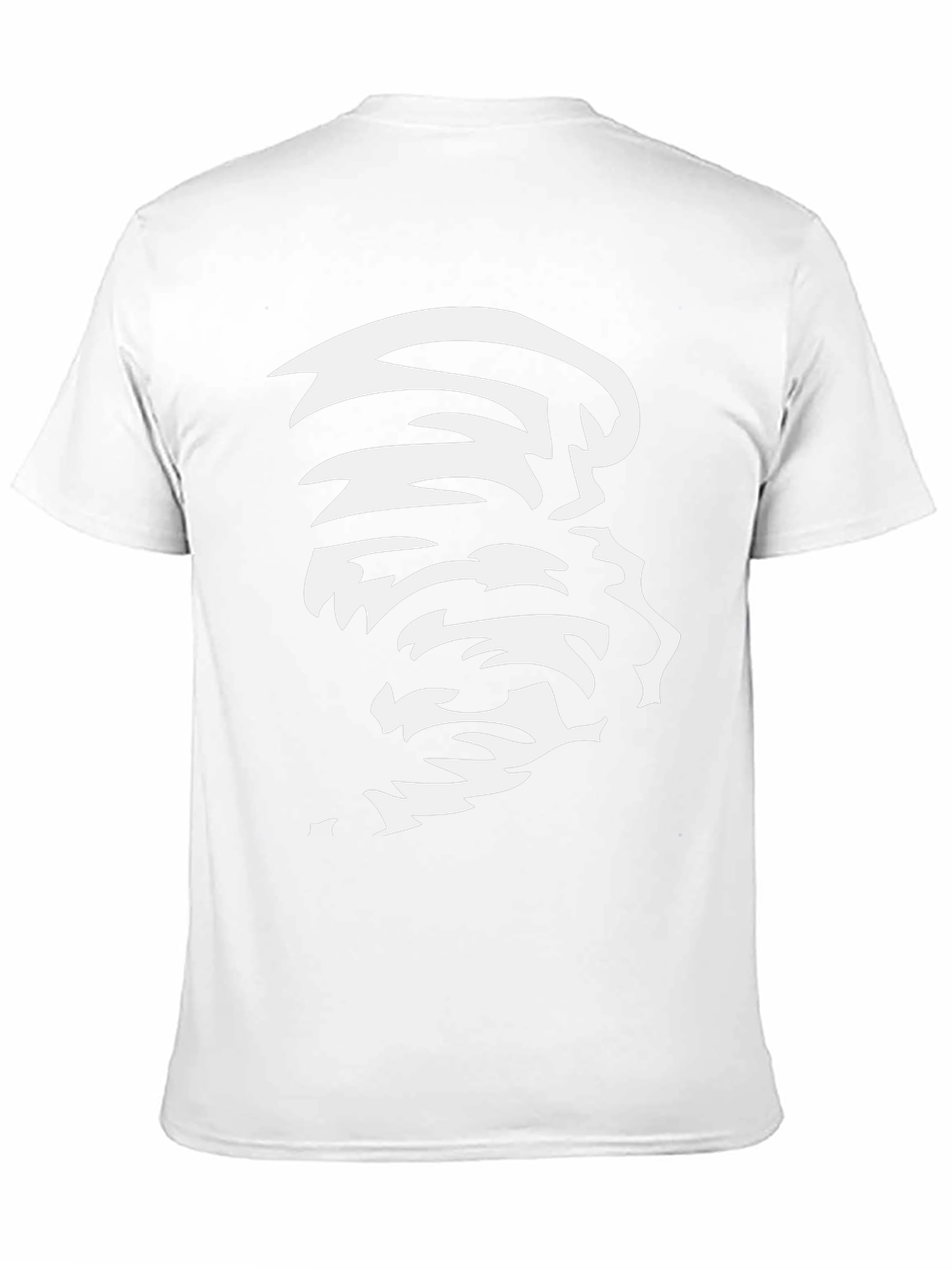 Abstract Graphic Black Tee - Modern Art Design