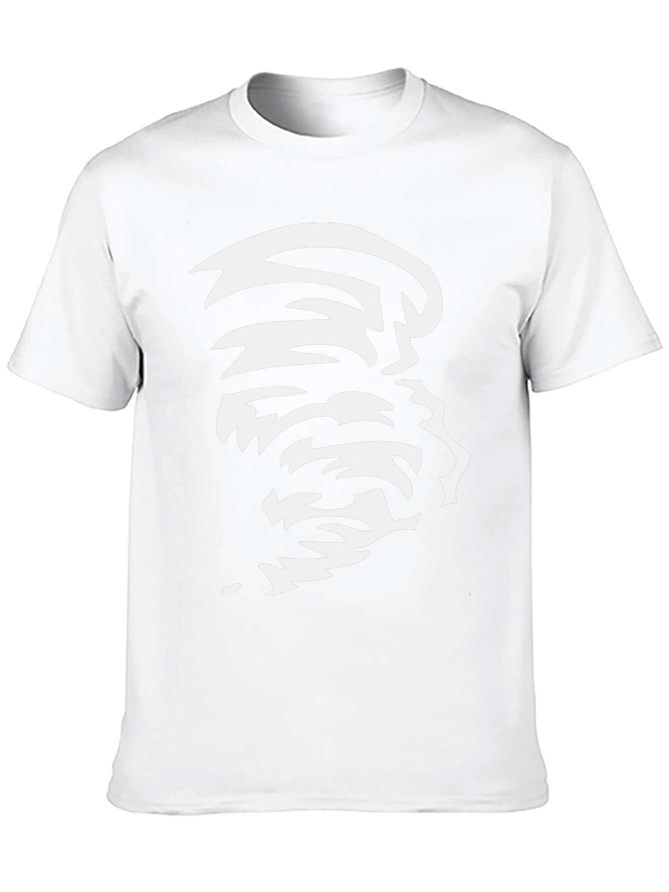 Abstract Graphic Black Tee - Modern Art Design