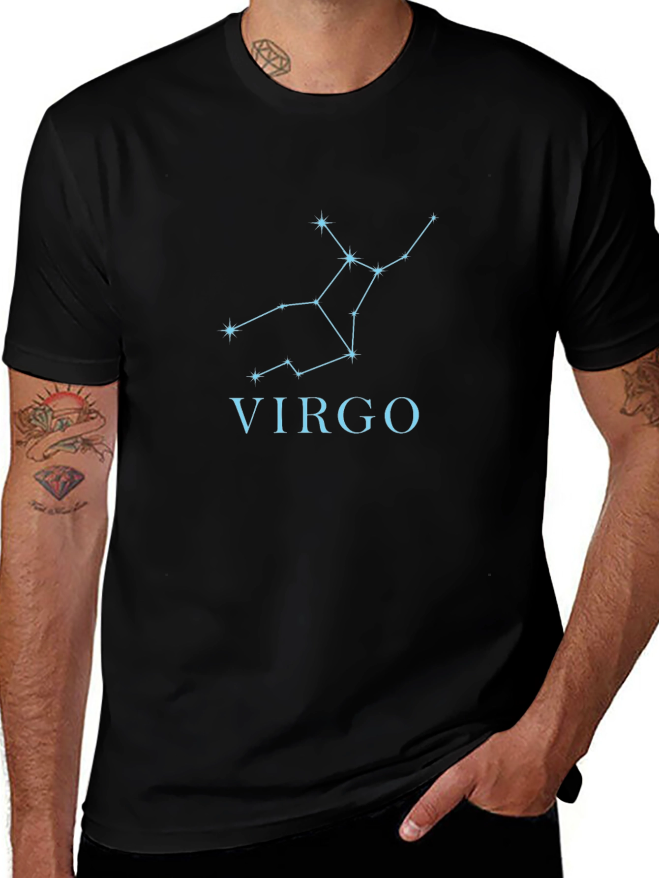 Virgo Constellation T-Shirt - Zodiac Star Sign Tee