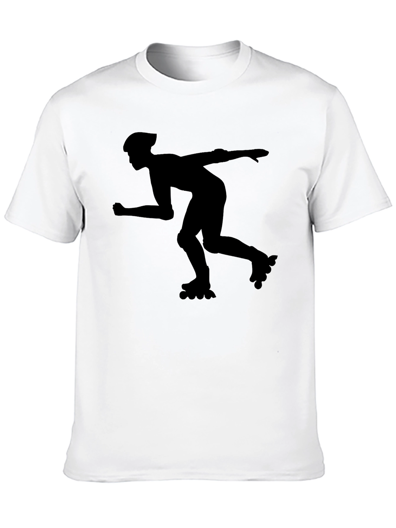 Inline Skater Graphic Tee - Solid Black