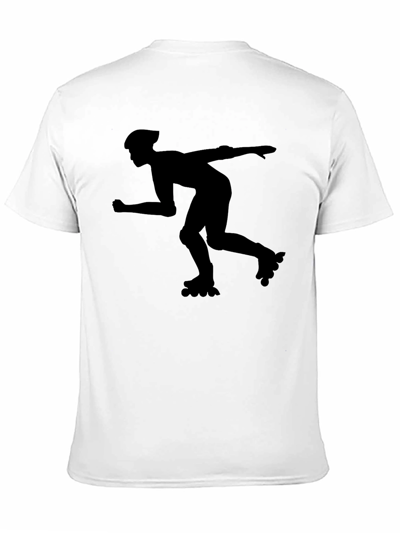 Inline Skater Graphic Tee - Solid Black