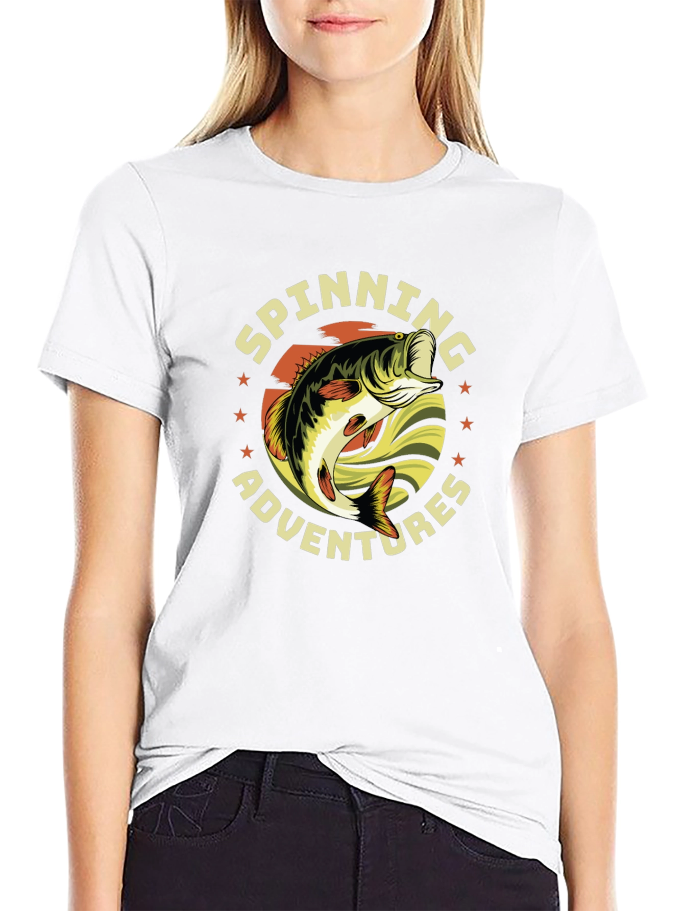 Spinning Adventures Fishing T-Shirt