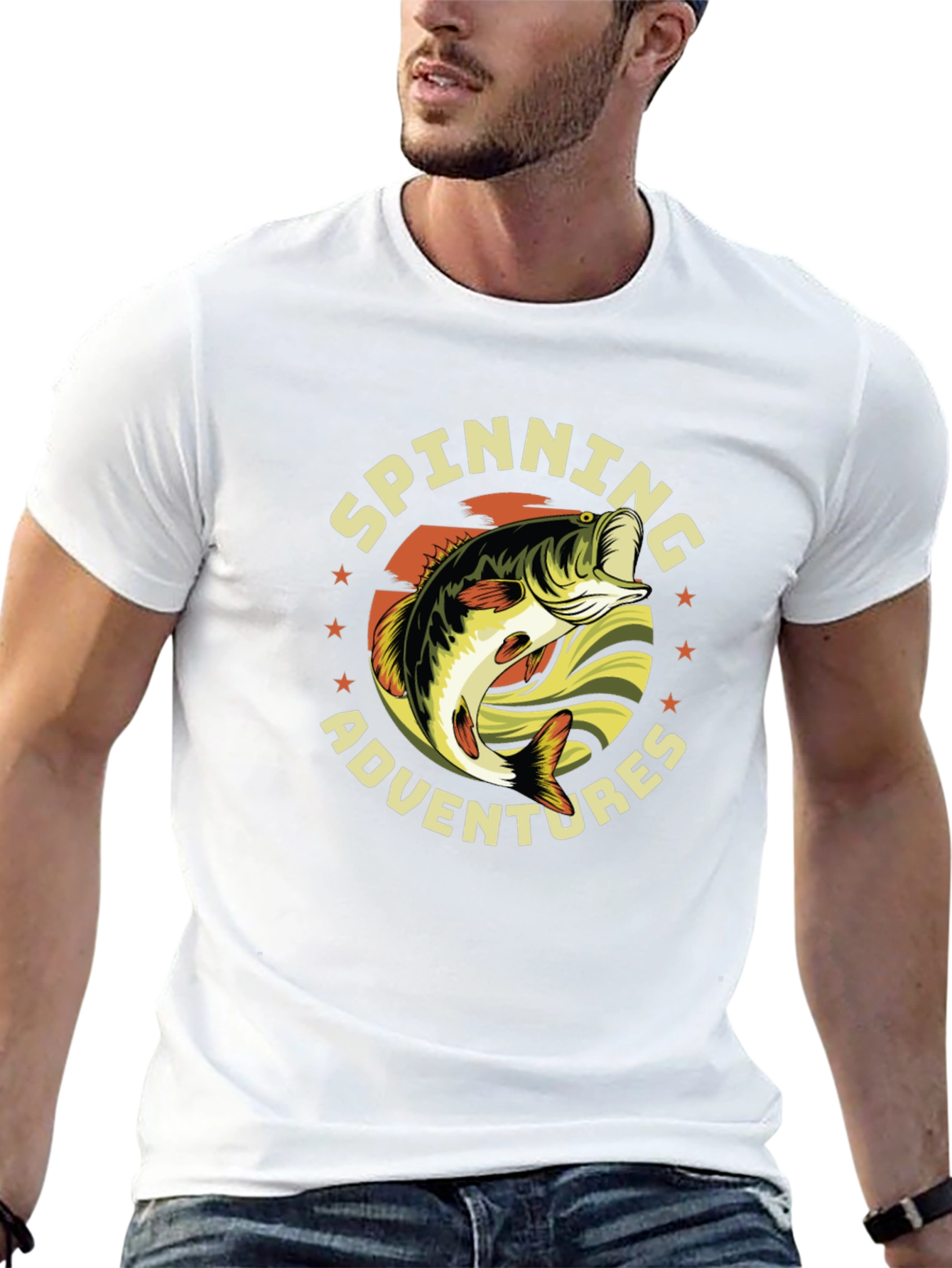 Spinning Adventures Fishing T-Shirt