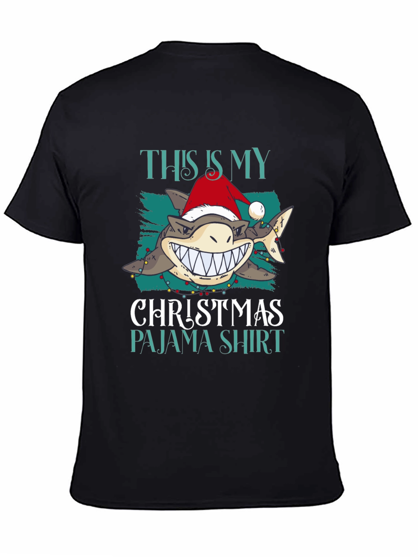 Shark Christmas Pajama Shirt