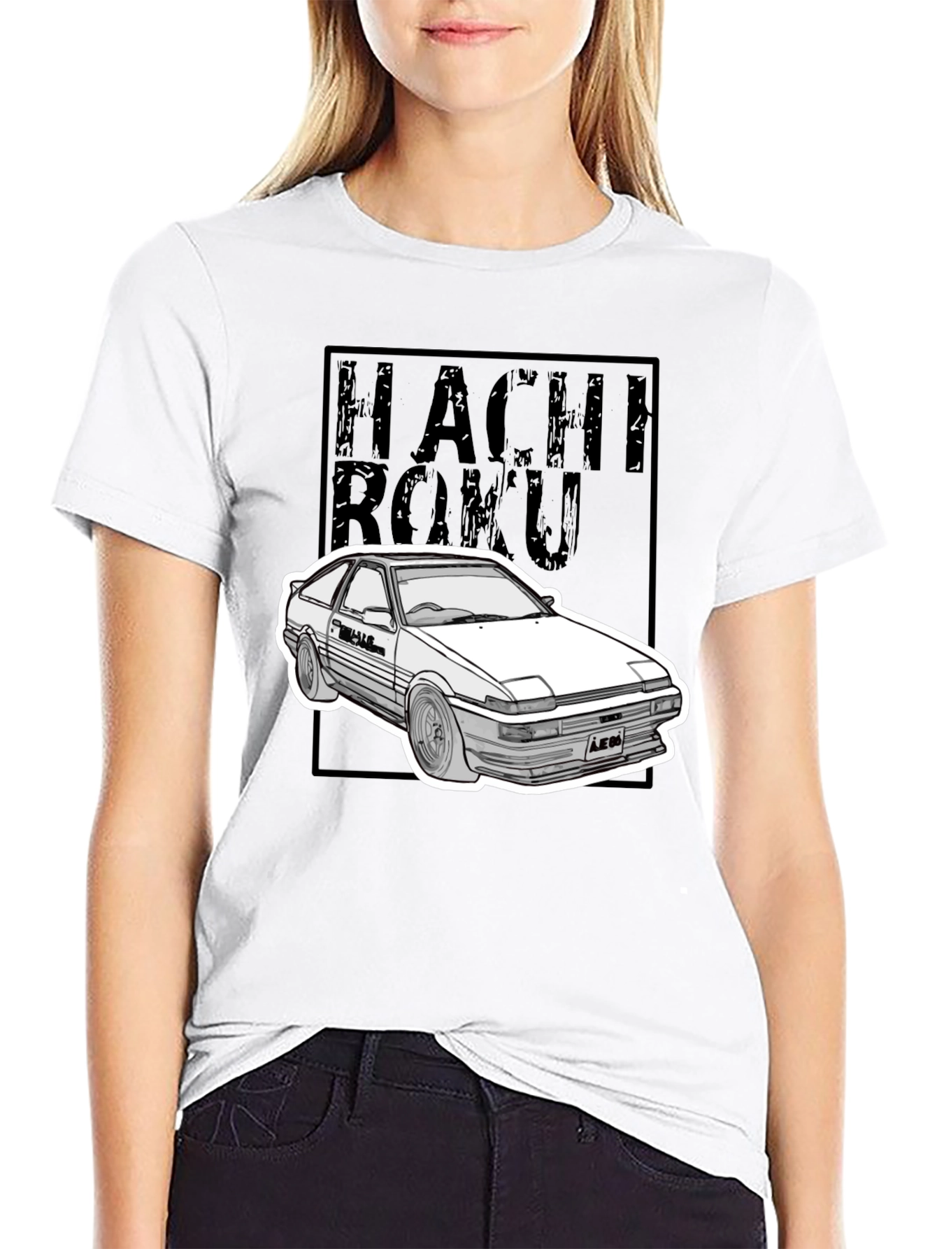 Hachi Roku Car Graphic T-Shirt