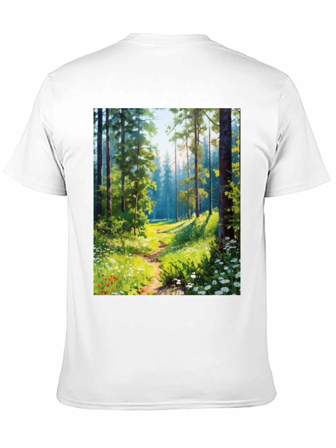Forest Path Graphic Tee - Nature Lovers T-Shirt
