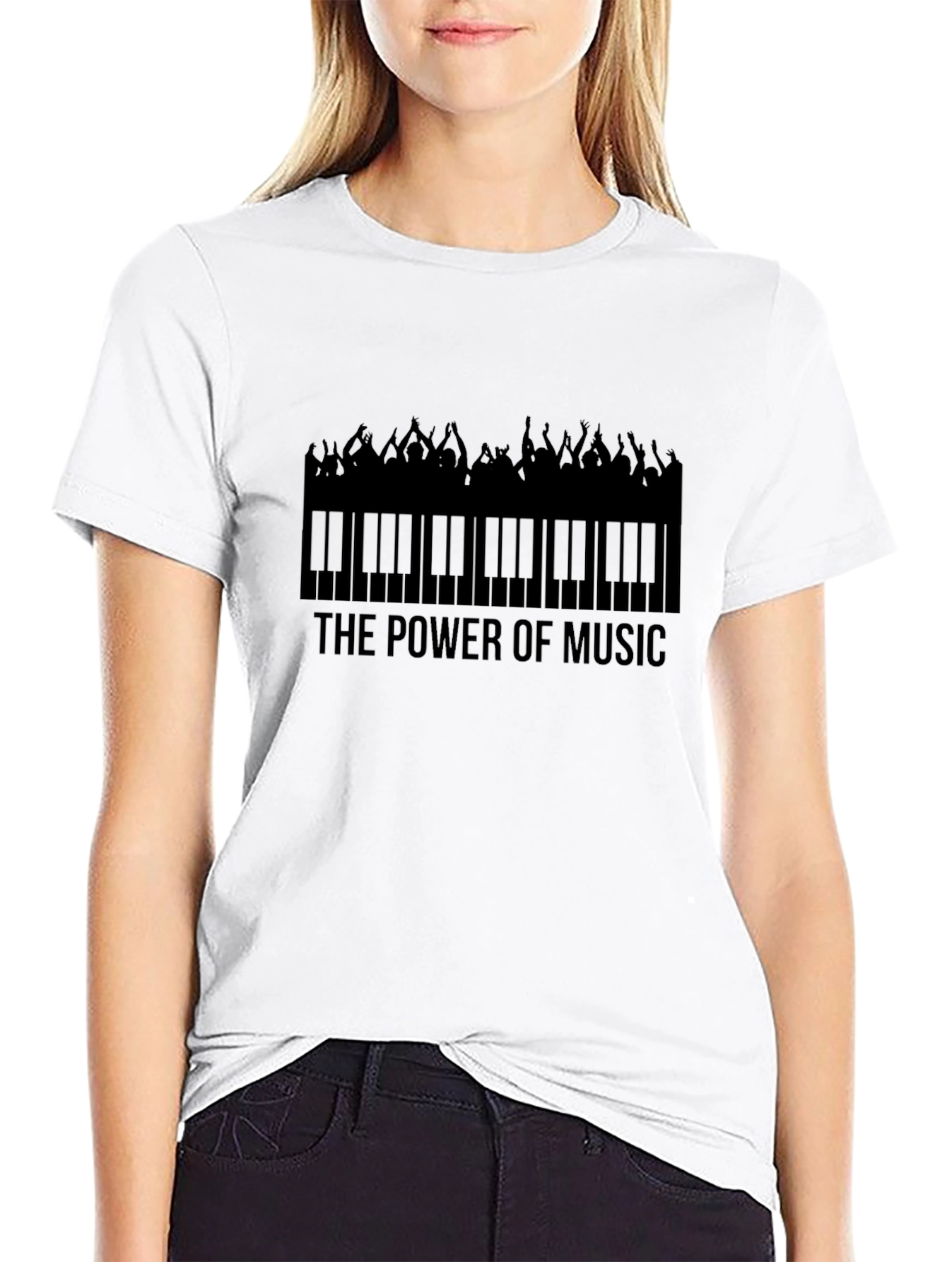 The Power of Music - Graphic Print T-Shirt