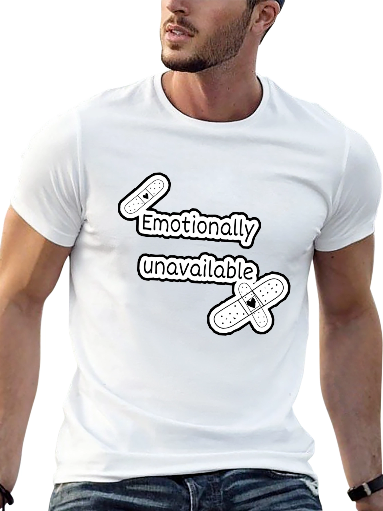 Emotionally Unavailable Graphic T-Shirt