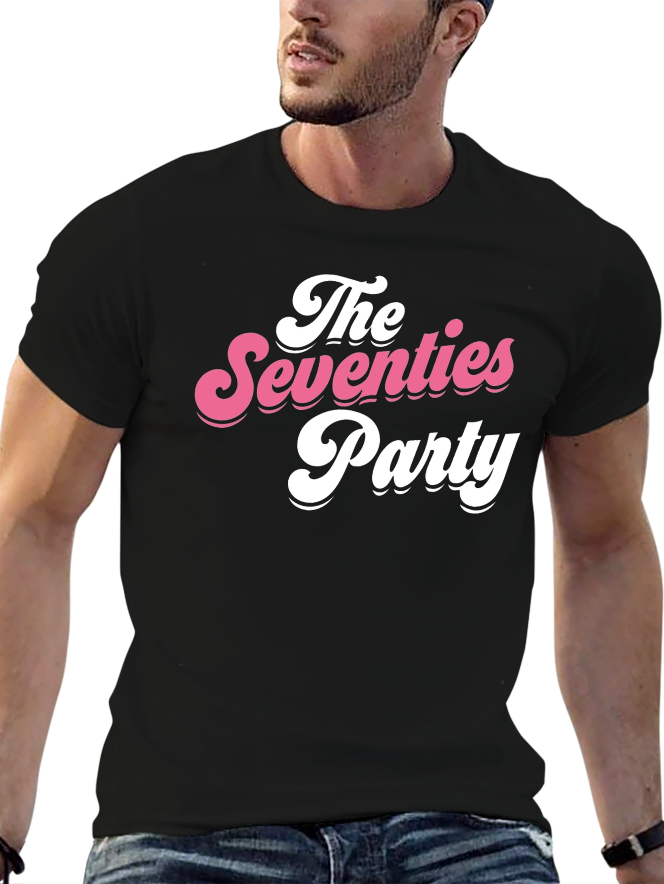 The Seventies Party Graphic T-Shirt - Retro Style