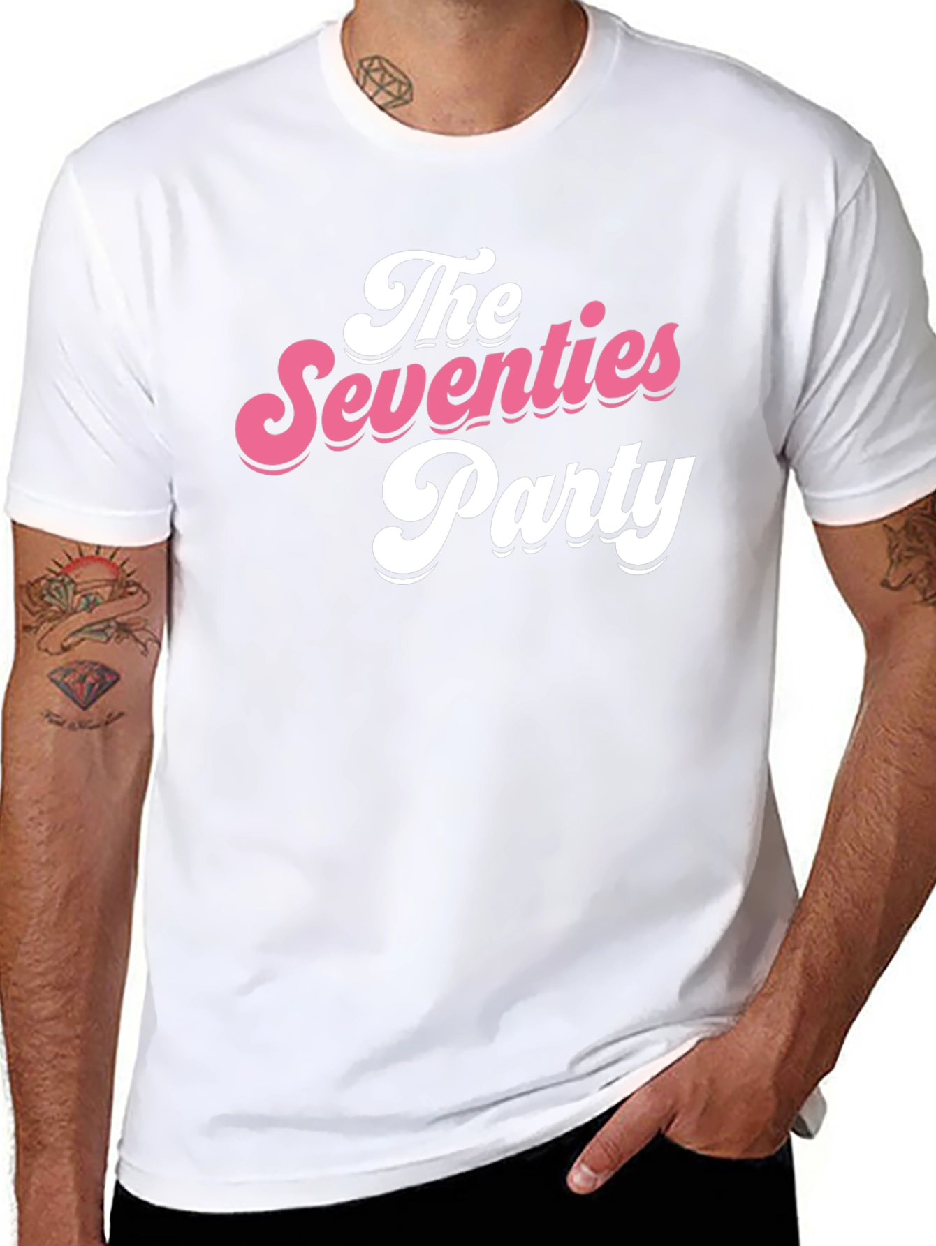 The Seventies Party Graphic T-Shirt - Retro Style