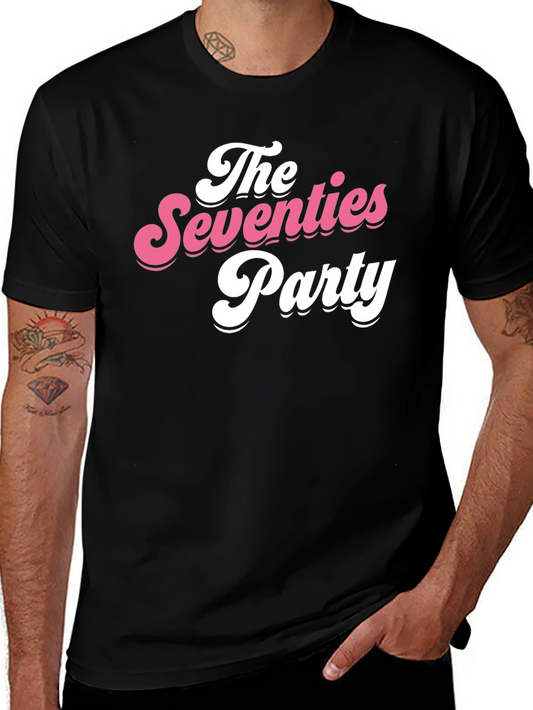 The Seventies Party Graphic T-Shirt - Retro Style