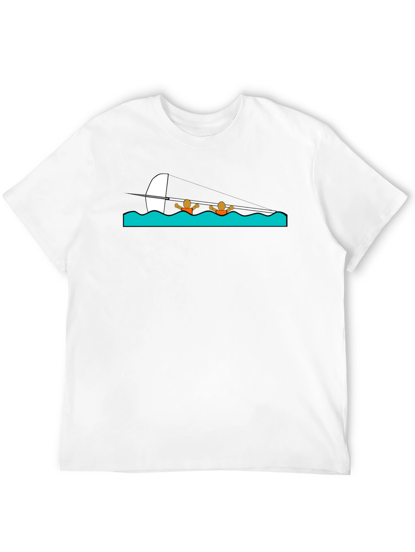 Rowing Crew T-Shirt - Black Cotton Tee