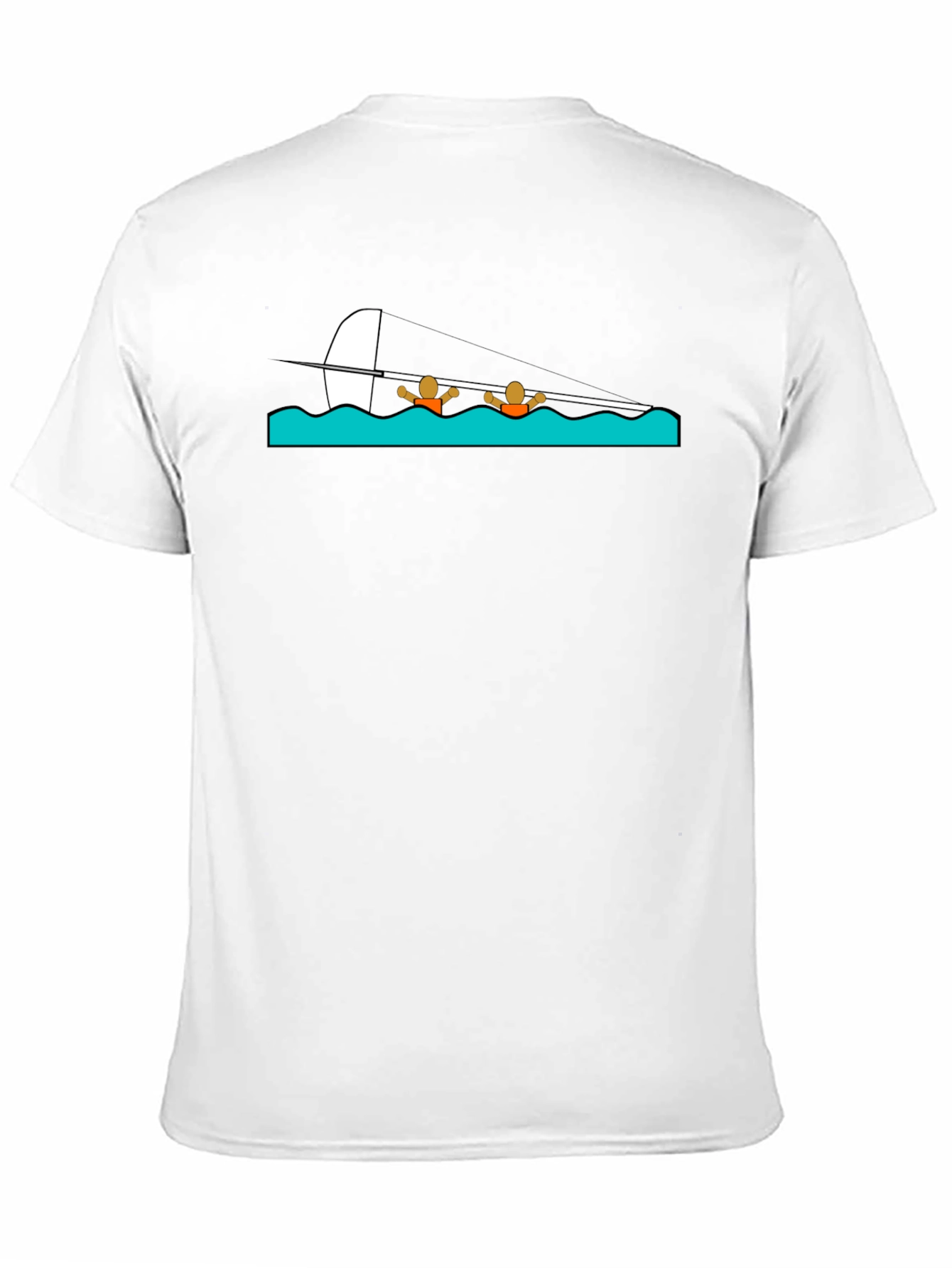 Rowing Crew T-Shirt - Black Cotton Tee