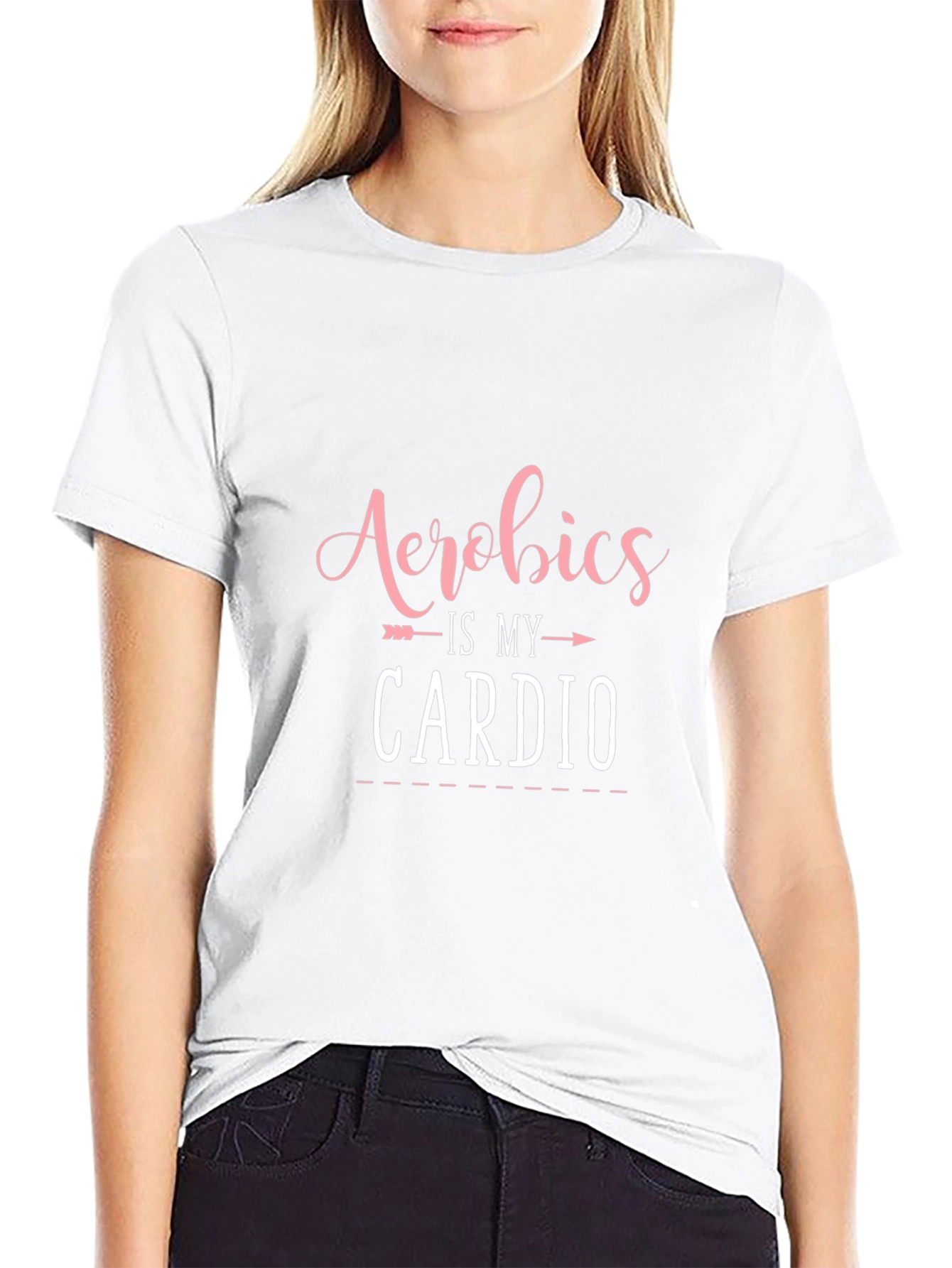 Aerobics is My Cardio Black T-Shirt