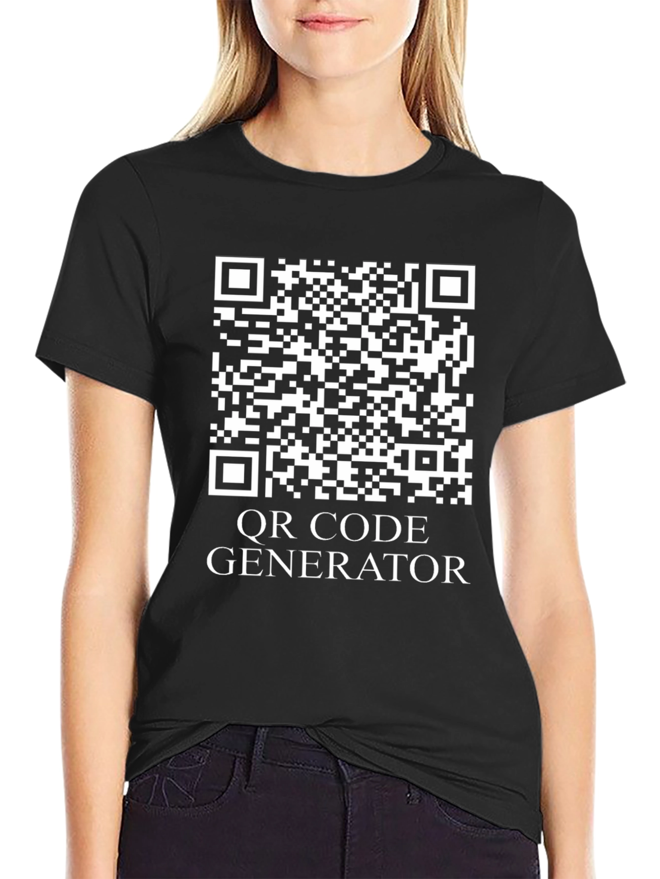 QR Code Generator Tee - Scan Me!