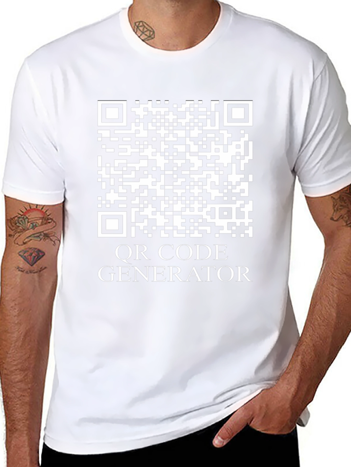 QR Code Generator Tee - Scan Me!